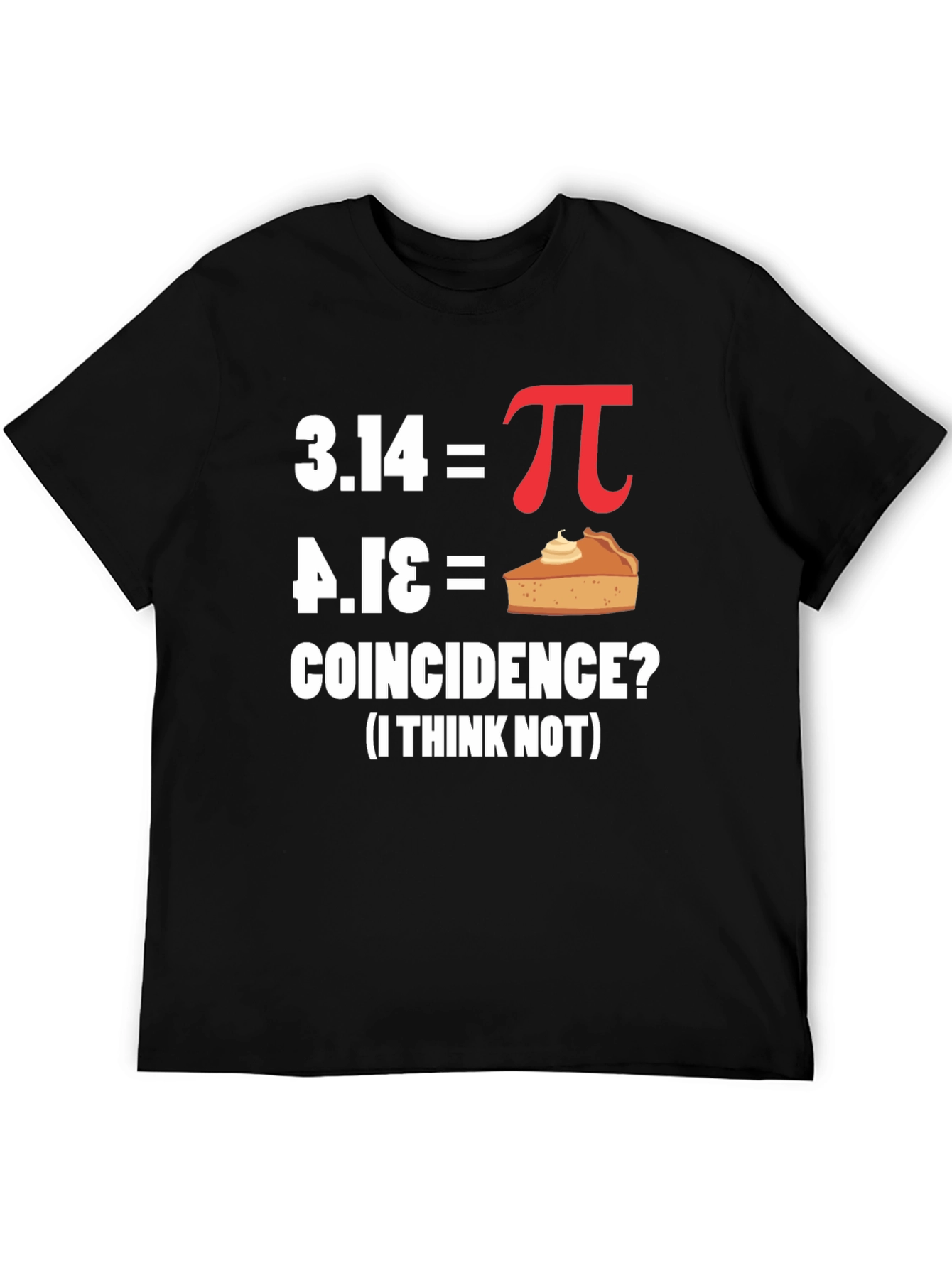 Funny Pi Day Coincidence Math T-Shirt