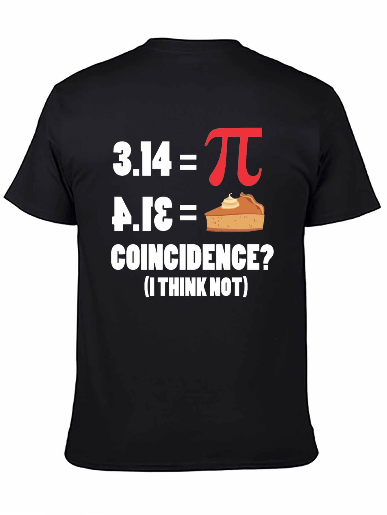 Funny Pi Day Coincidence Math T-Shirt