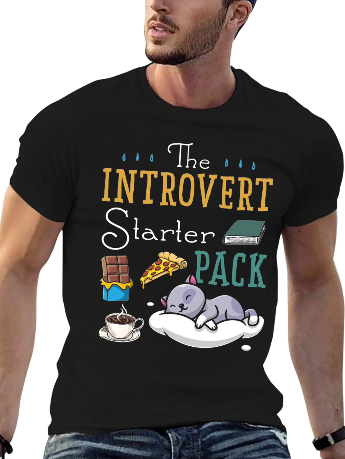 Introvert Starter Pack Graphic T-Shirt
