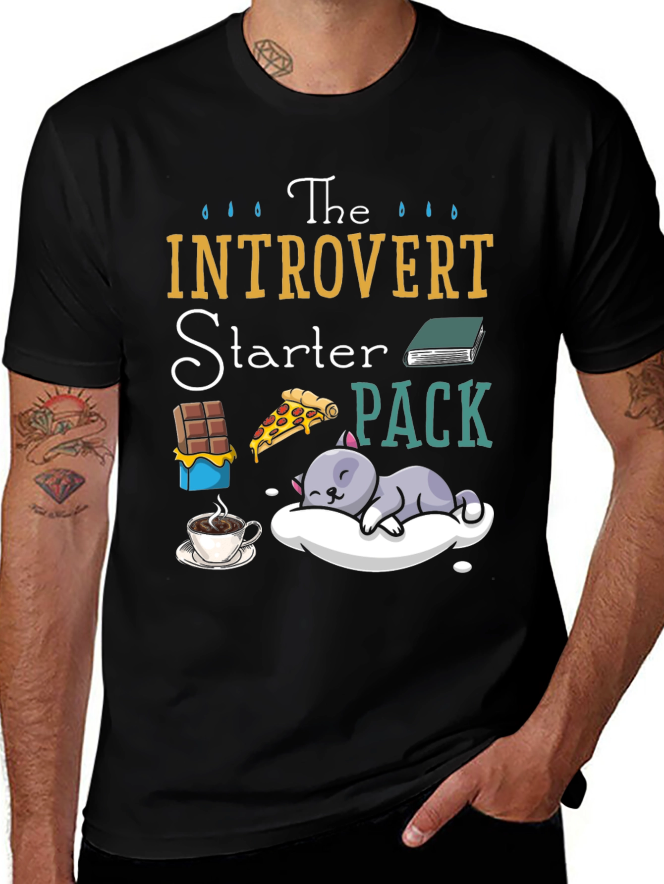 Introvert Starter Pack Graphic T-Shirt