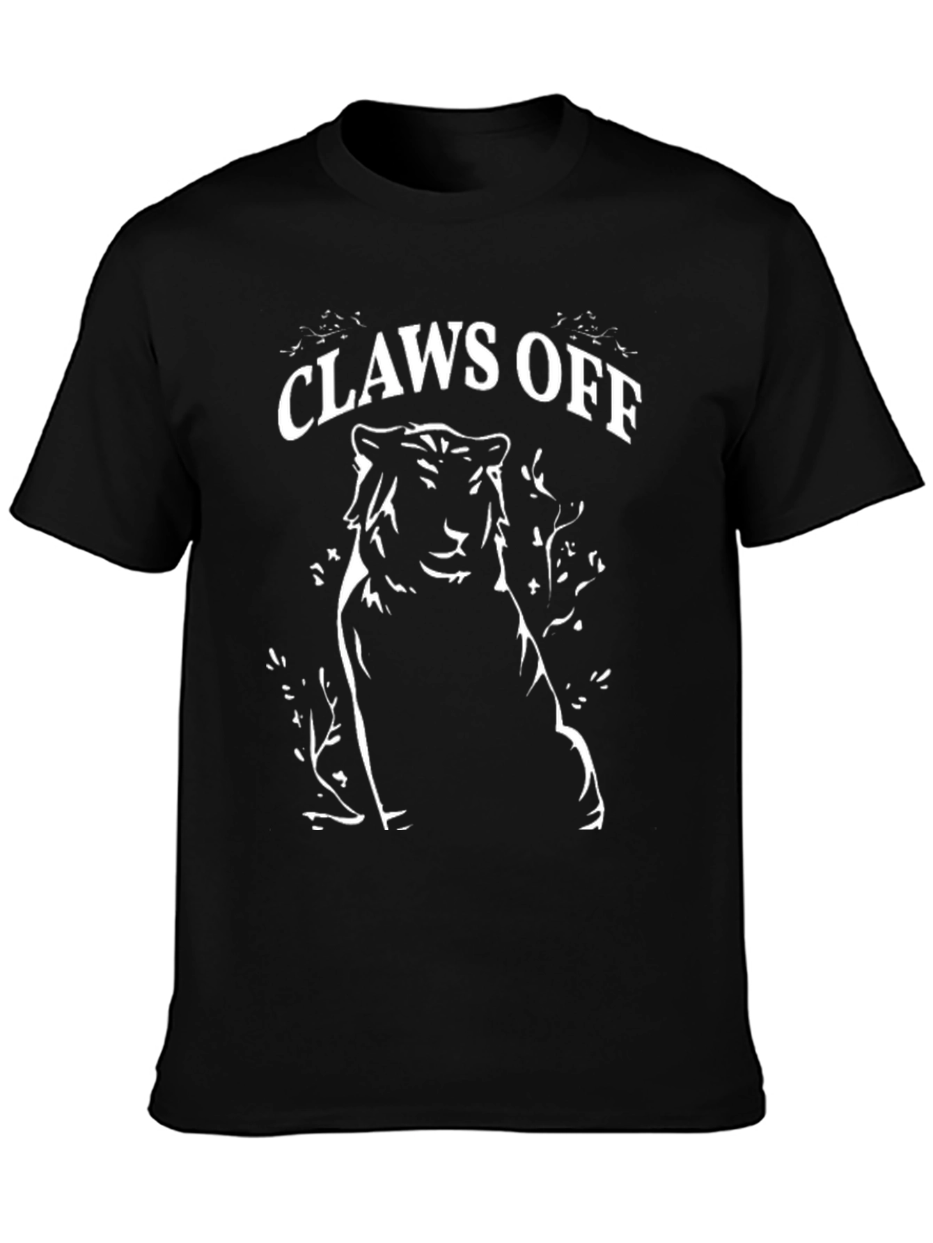 Claws Off Graphic Tee - Black Cotton T-Shirt