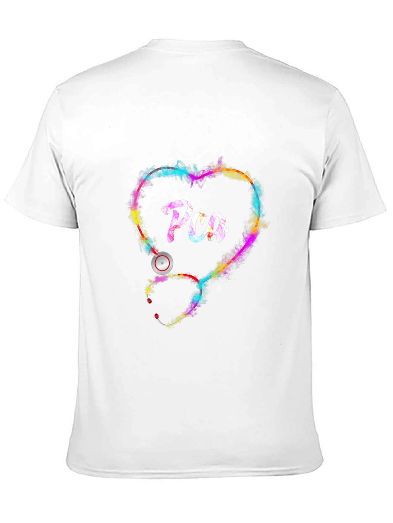 PCA Heart Stethoscope Graphic Tee - Black