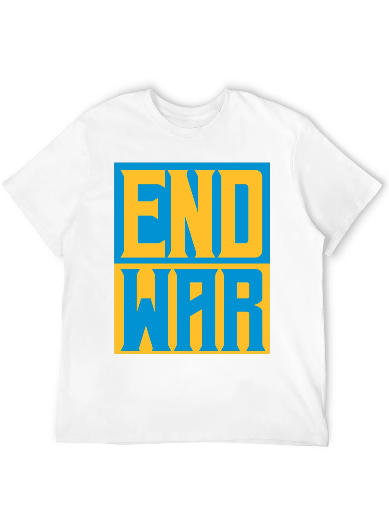 End War Graphic Tee - Bold Peace Statement