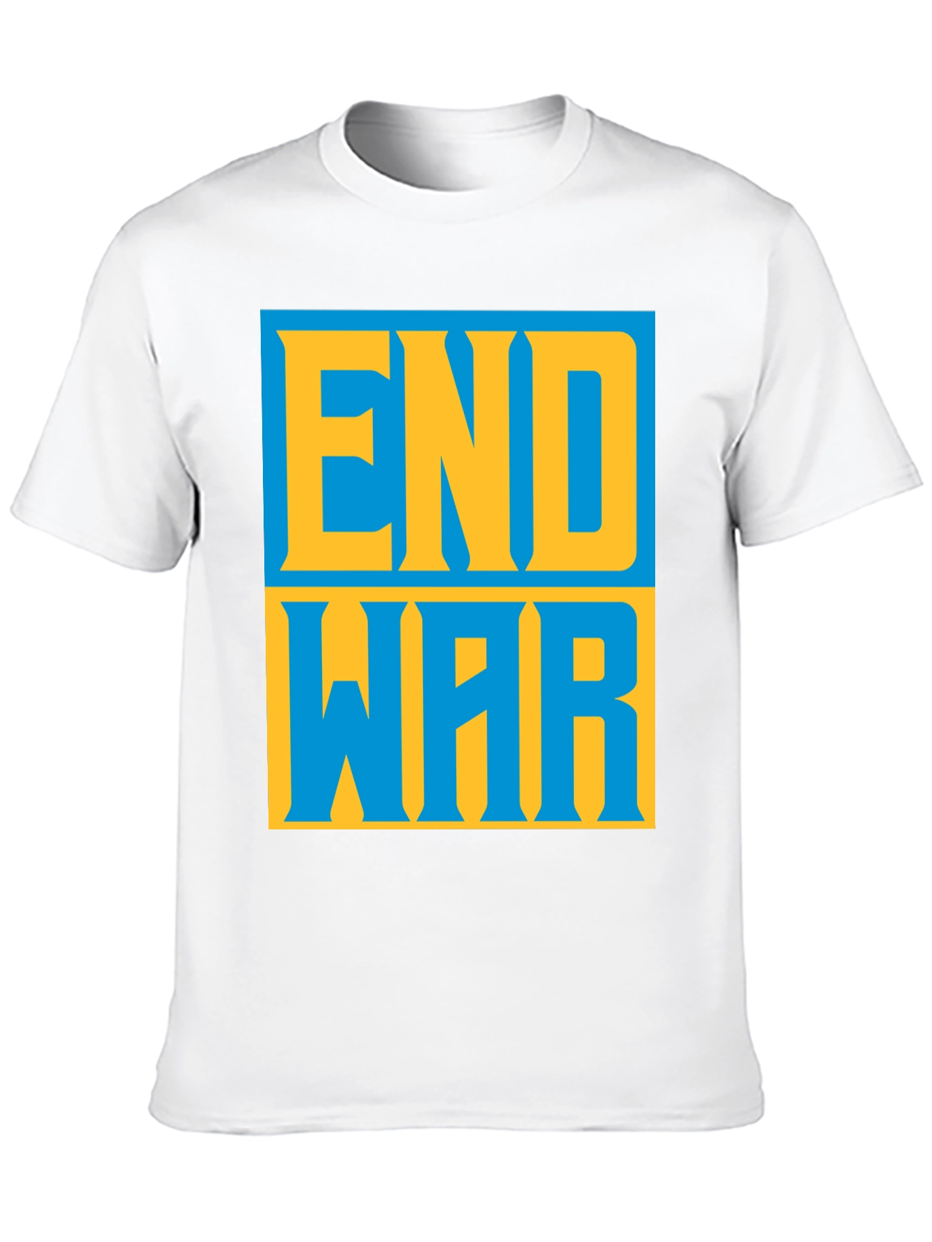 End War Graphic Tee - Bold Peace Statement