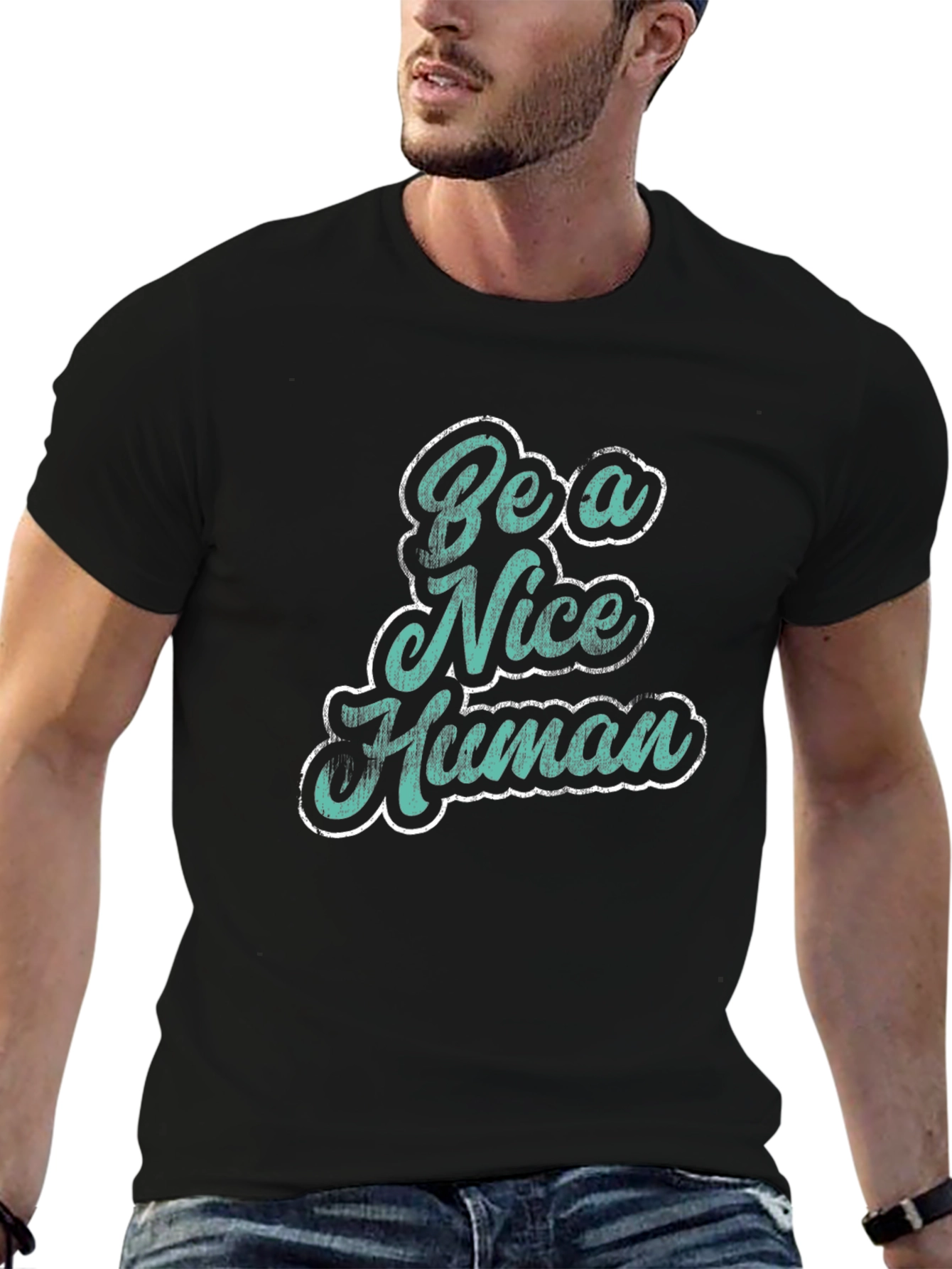Be a Nice Human Graphic T-Shirt