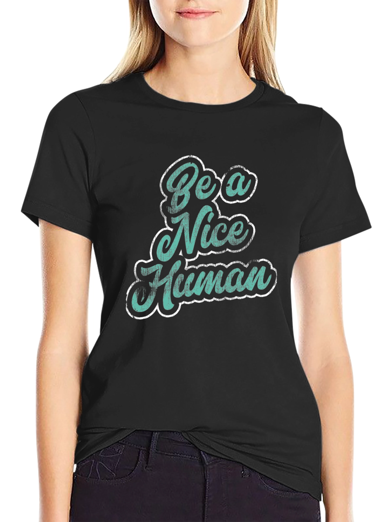 Be a Nice Human Graphic T-Shirt