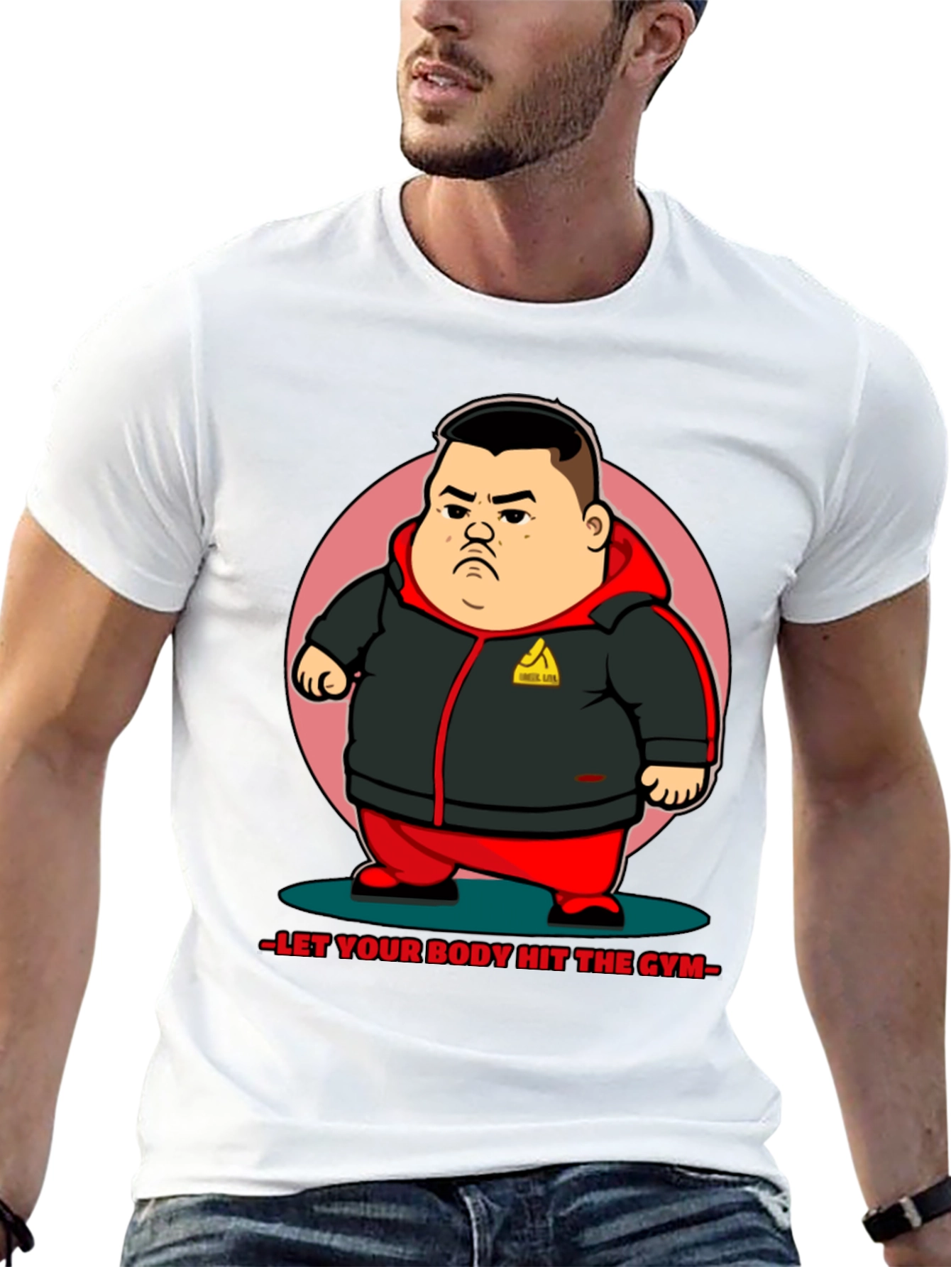 Hit the Gym Graphic Tee - Mens Black T-Shirt