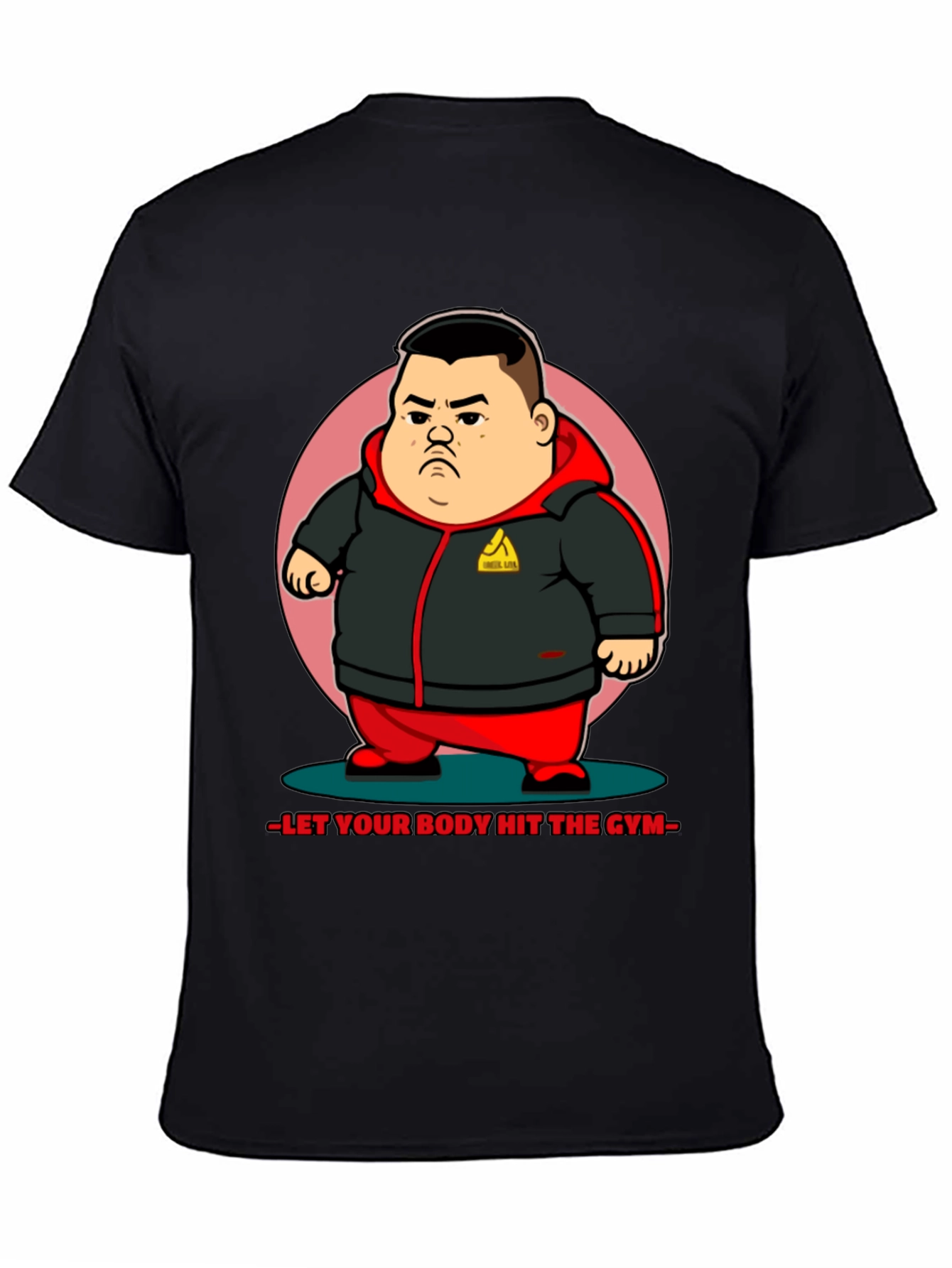 Hit the Gym Graphic Tee - Mens Black T-Shirt