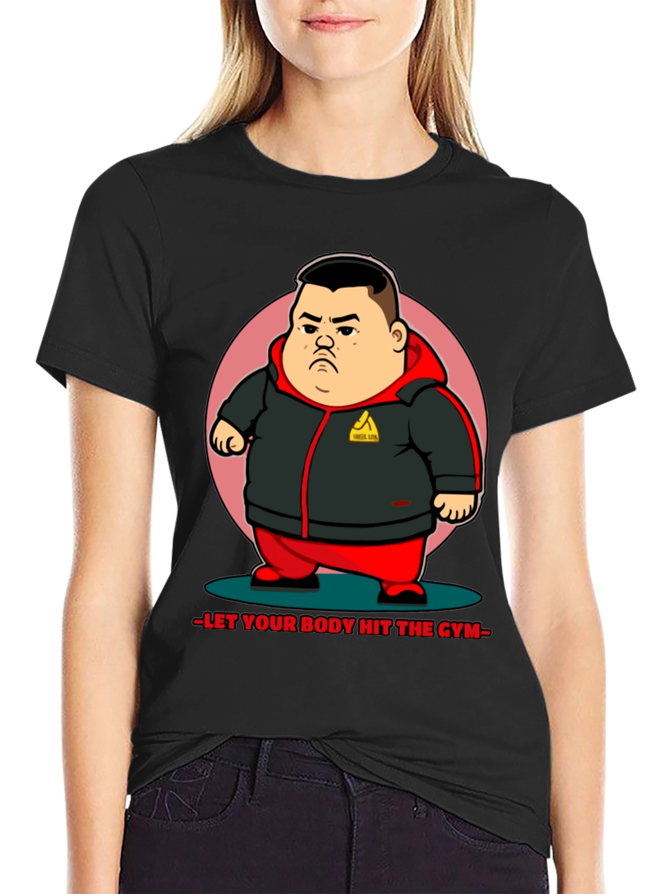 Hit the Gym Graphic Tee - Mens Black T-Shirt