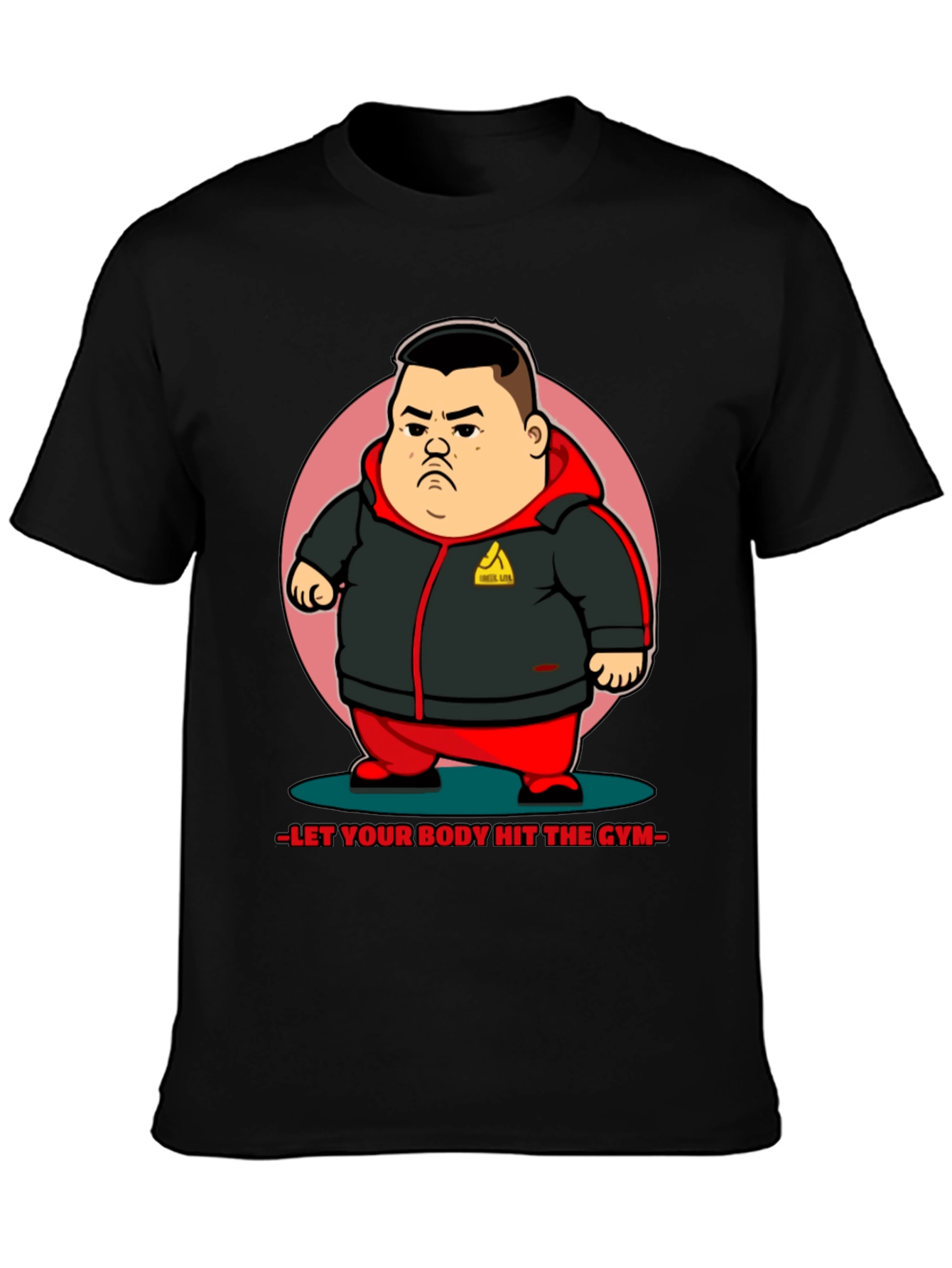 Hit the Gym Graphic Tee - Mens Black T-Shirt