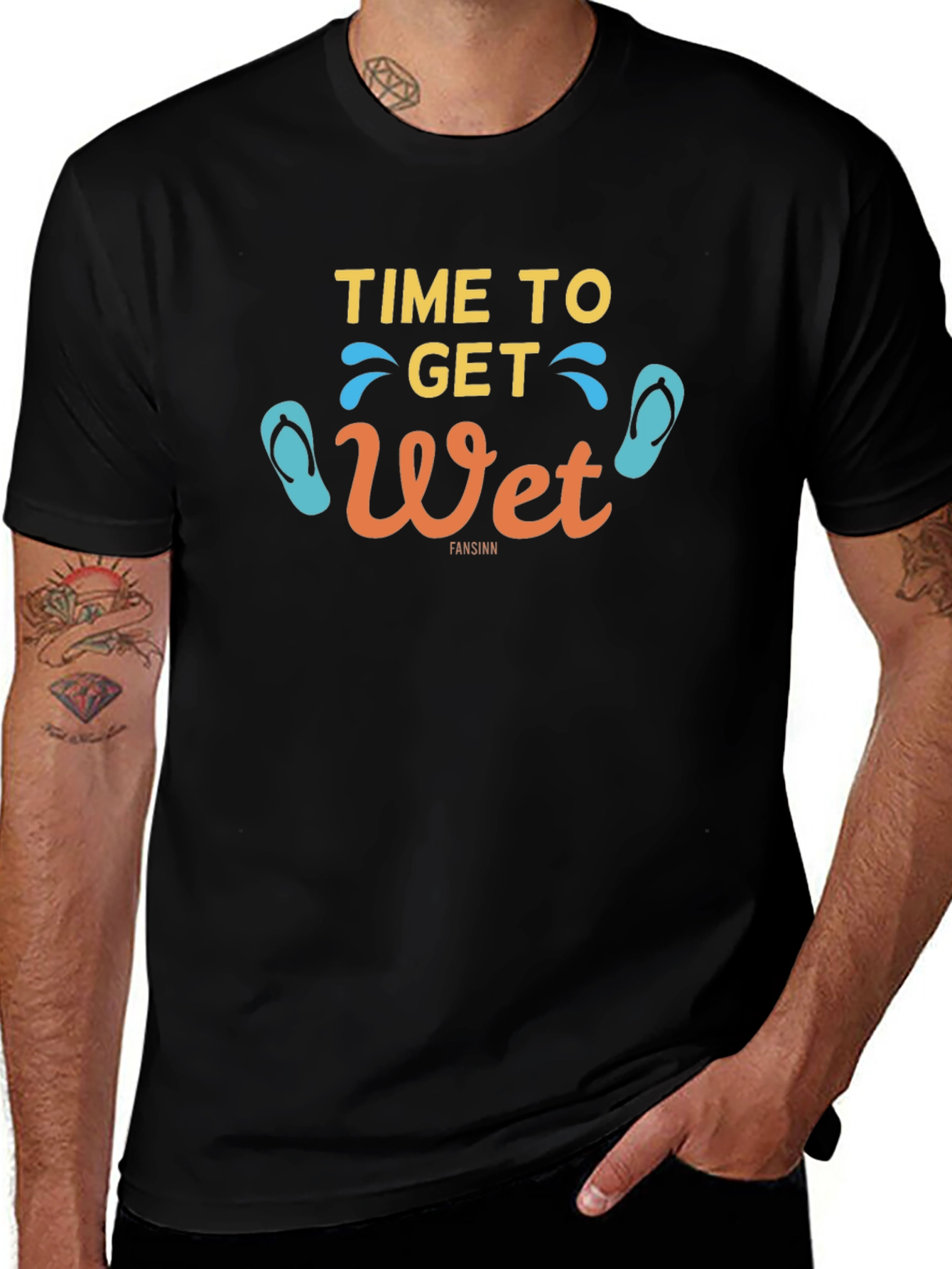 Time to Get Wet T-Shirt - Beach Fun Tee