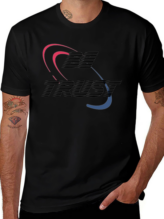 Be Trust Black Graphic Tee