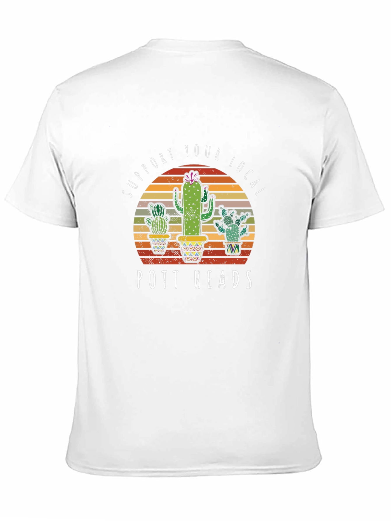 Pott Heads Cactus Graphic Tee