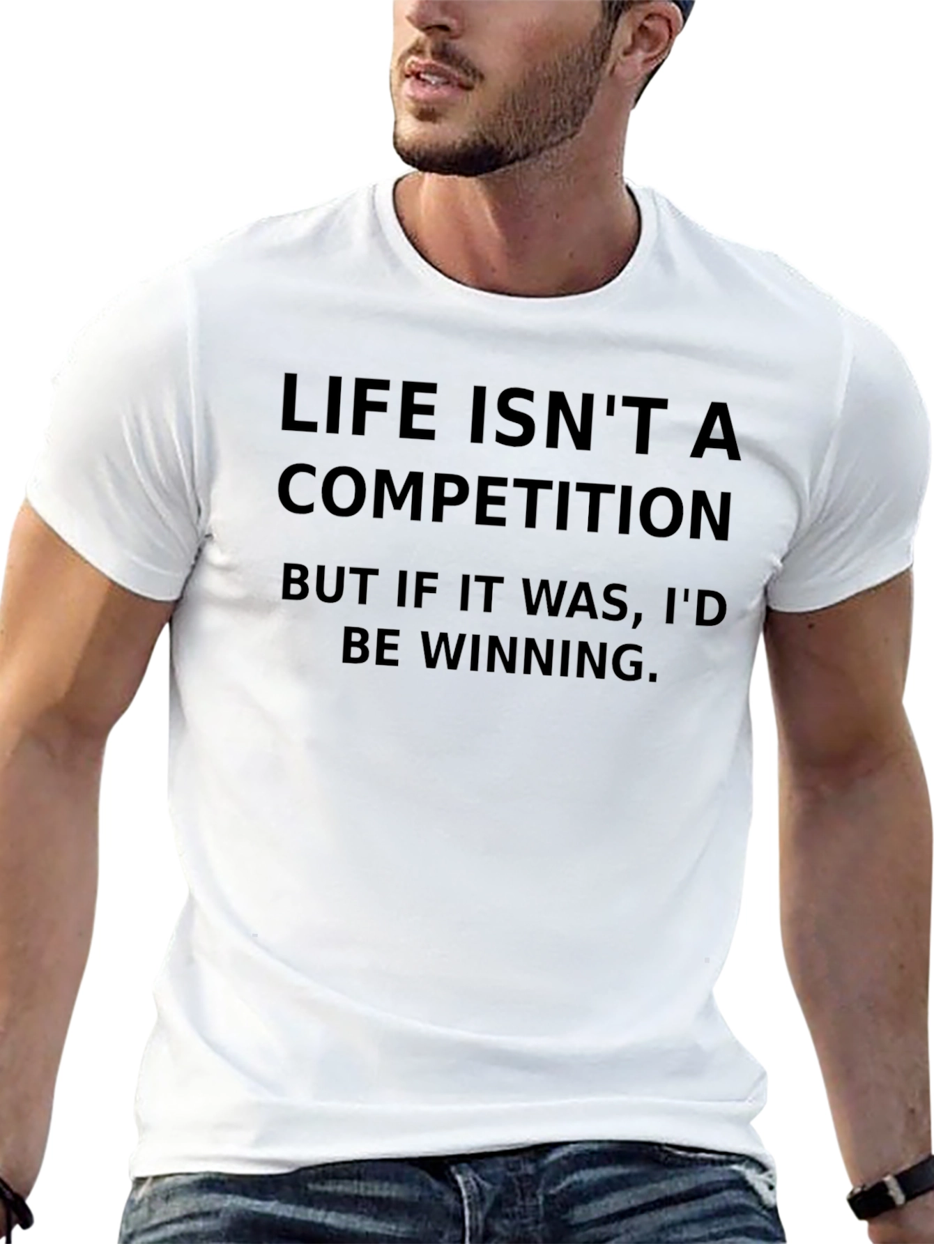 Life Isnt A Competition Black T-Shirt