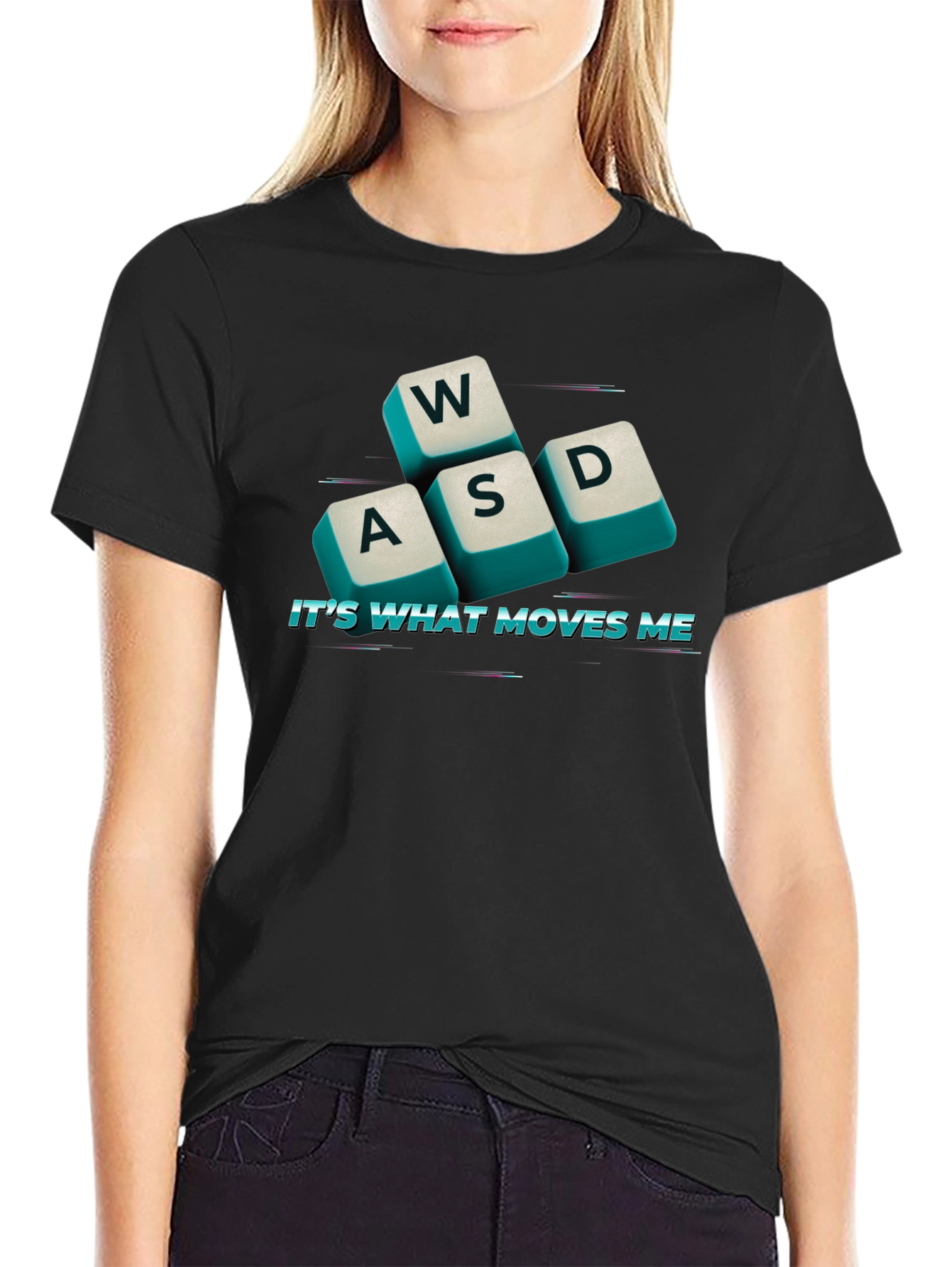 Gaming WASD Keyboard T-Shirt - Its What Moves Me!