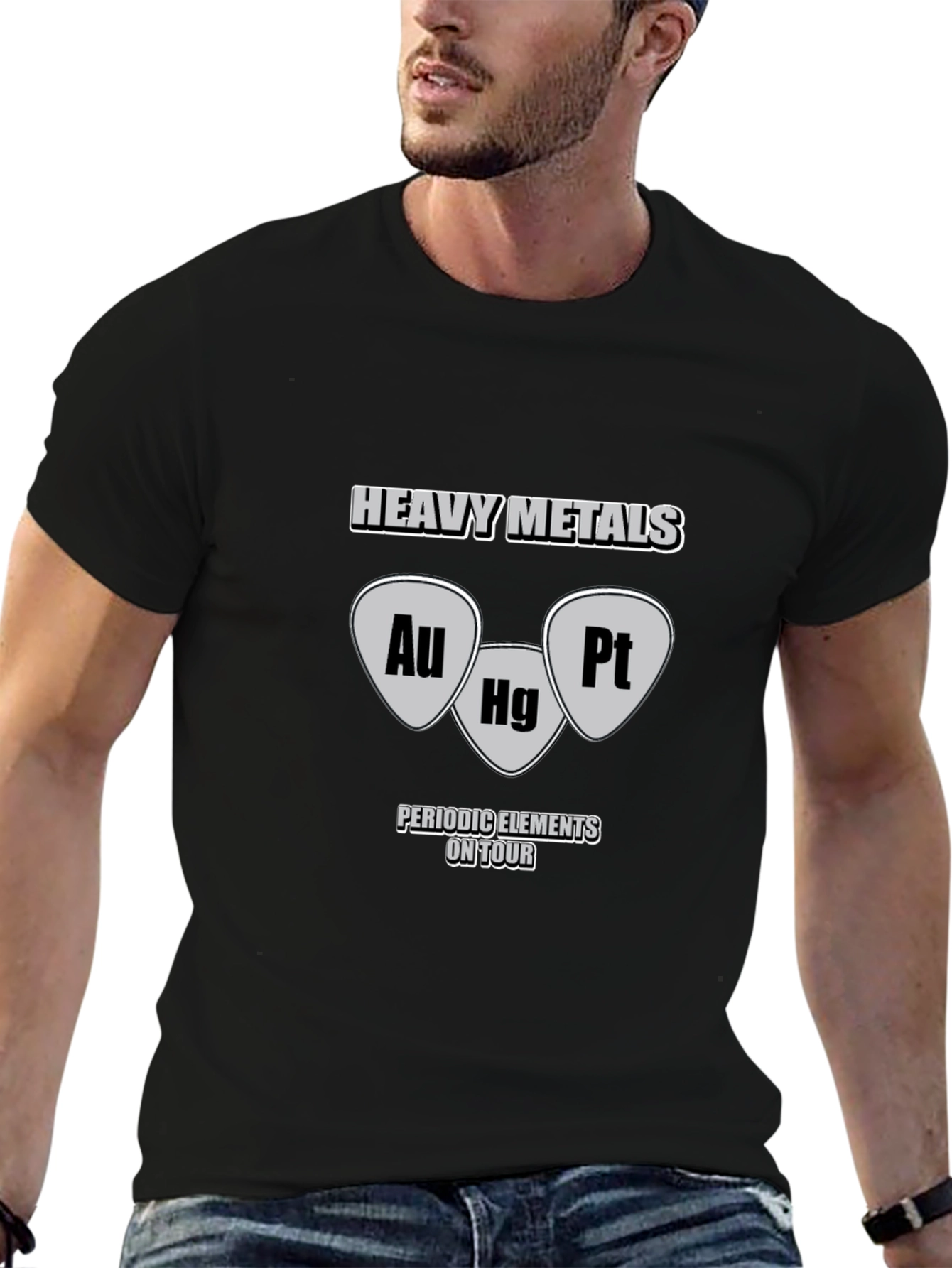 Heavy Metals Periodic Elements Tour Graphic T-Shirt