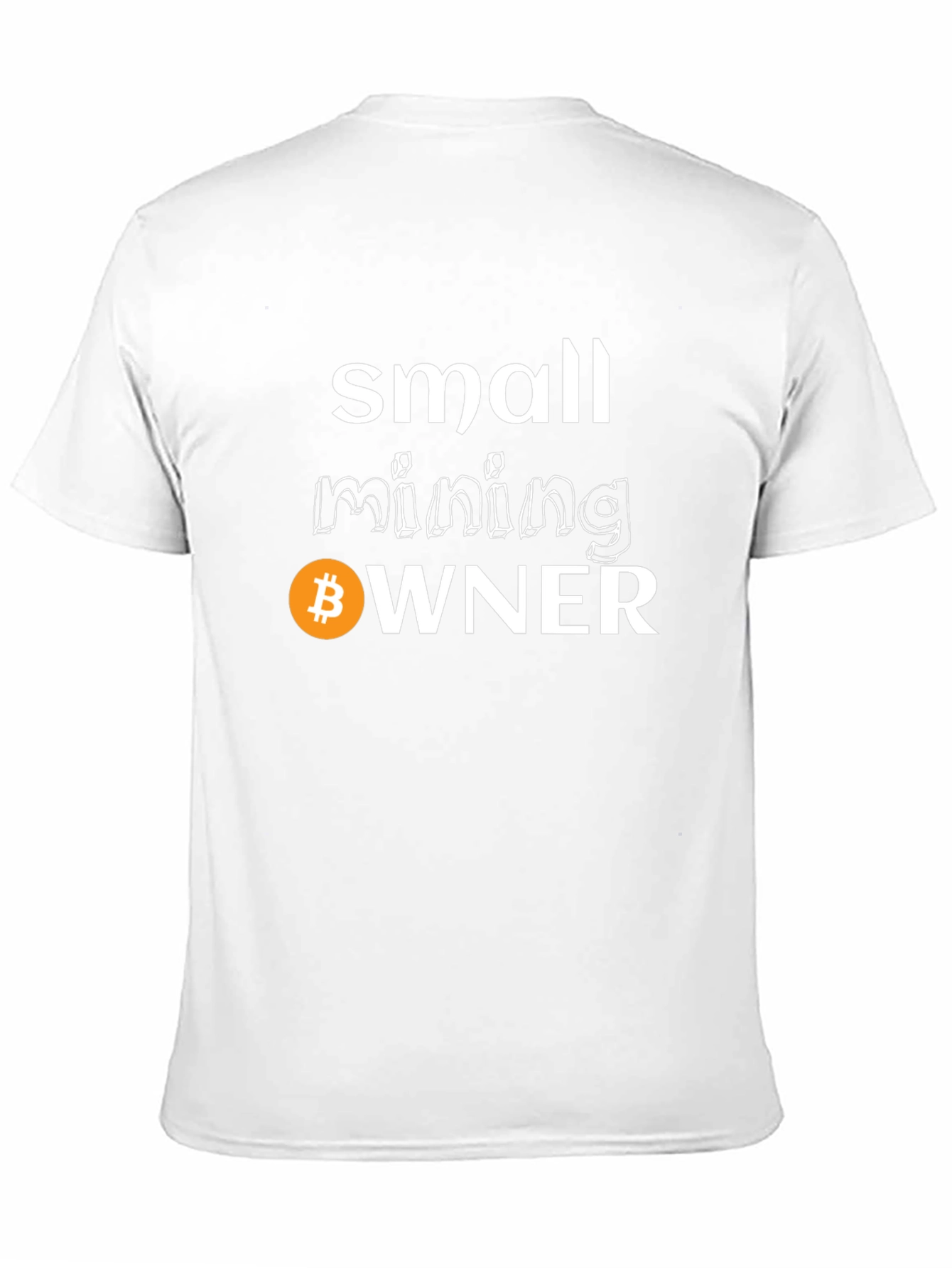 Bitcoin Small Mining Owner Black T-Shirt