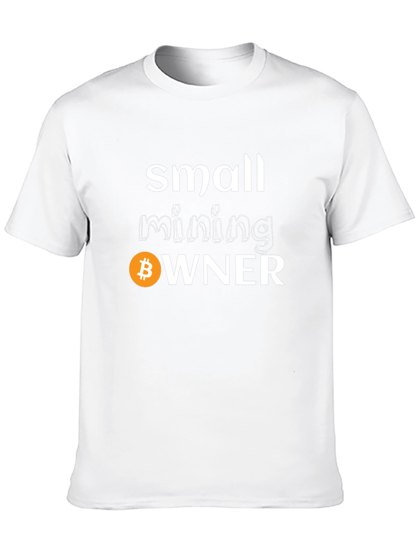 Bitcoin Small Mining Owner Black T-Shirt
