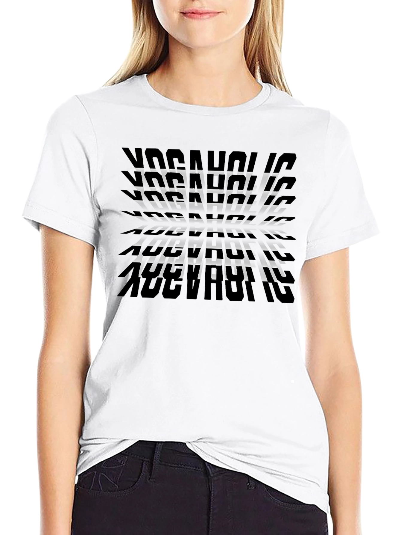 Yoga-Holic T-Shirt - Unique Graphic Tee