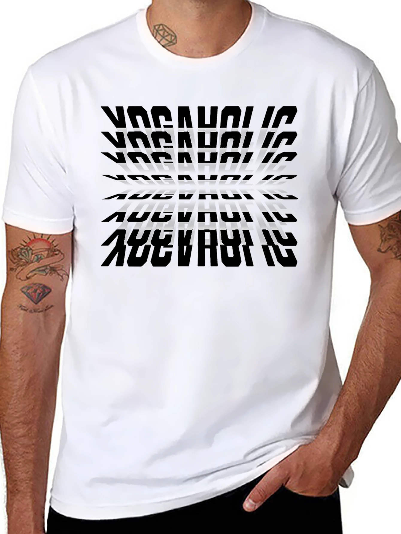 Yoga-Holic T-Shirt - Unique Graphic Tee