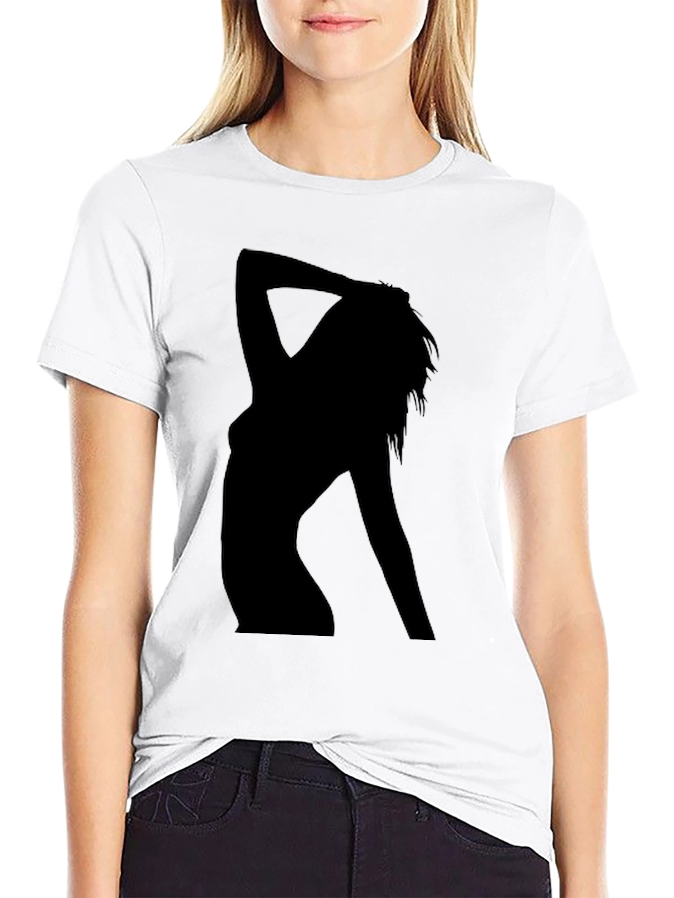 Silhouette Graphic Tee - Black