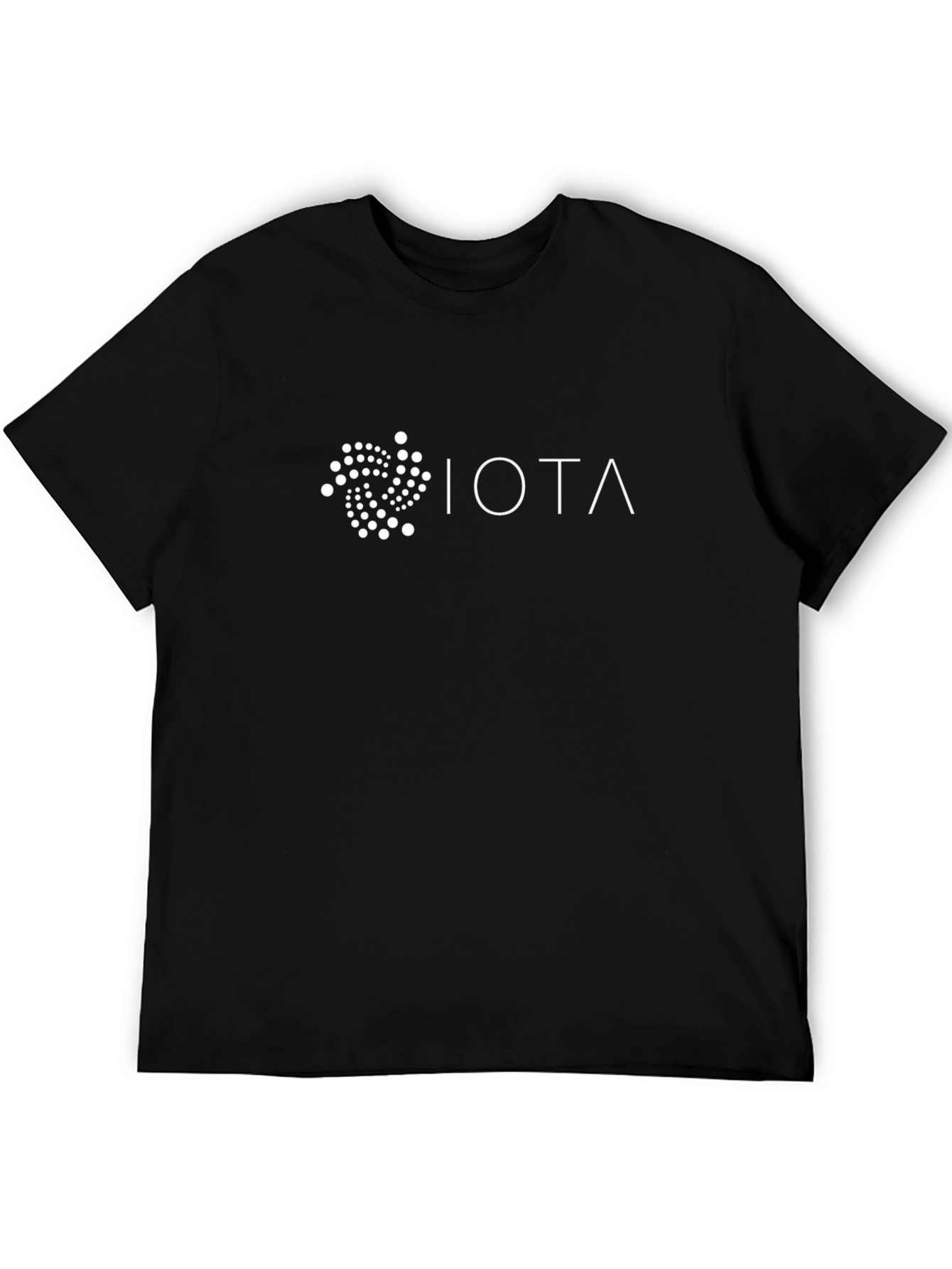IOTA Cryptocurrency Black Graphic T-Shirt
