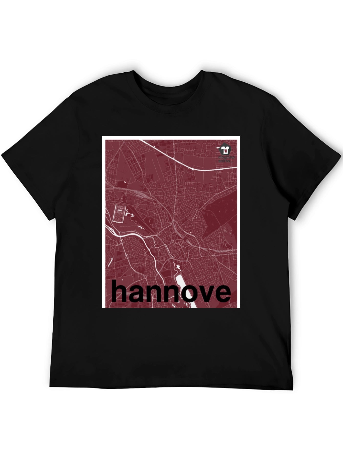 Hannover City Map T-Shirt