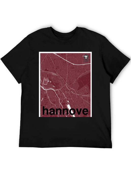 Hannover City Map T-Shirt