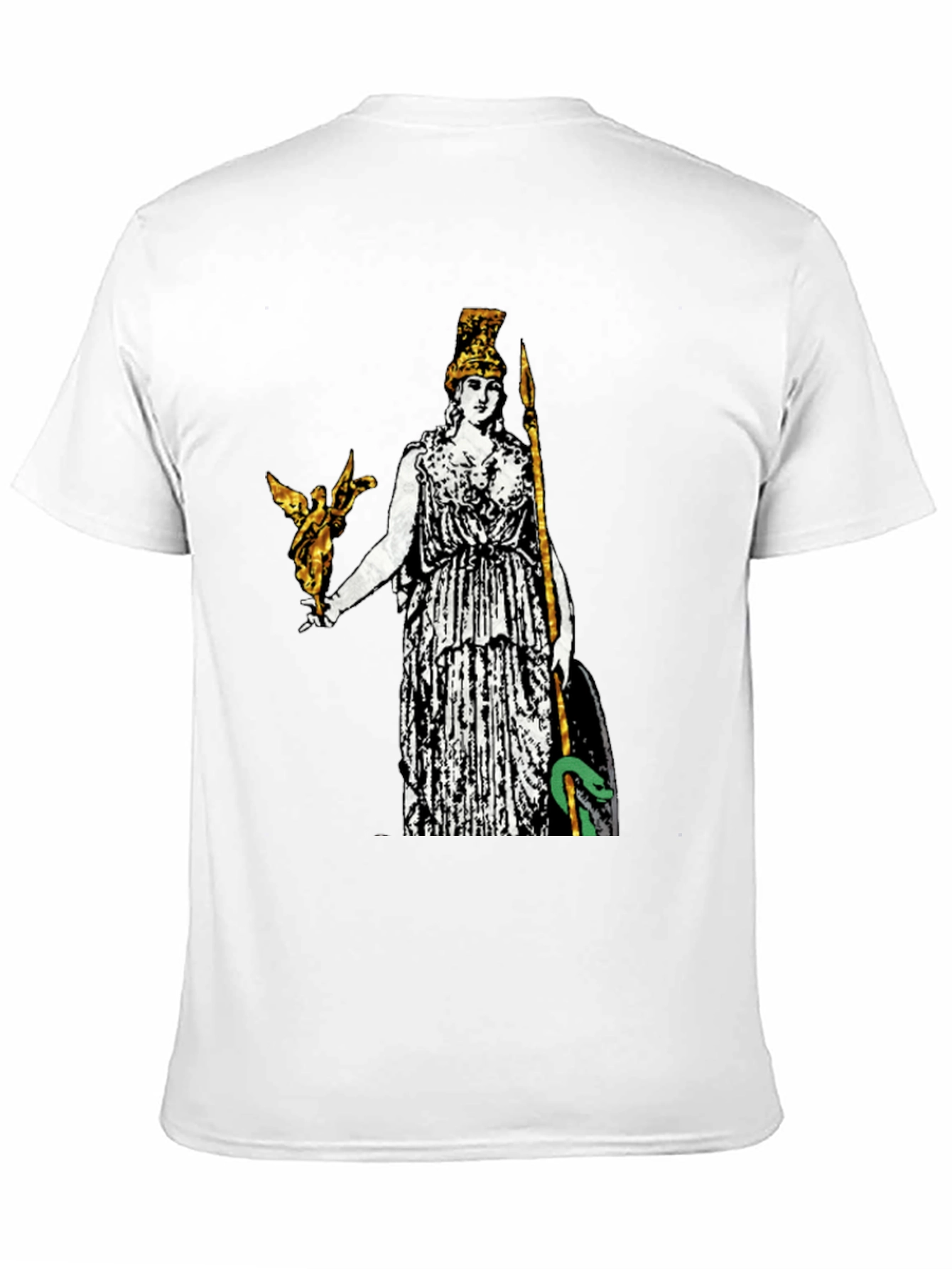 Athena Graphic Print Tee - Black
