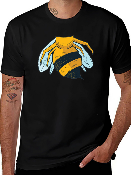 Bee Graphic T-Shirt - Mens Black Tee