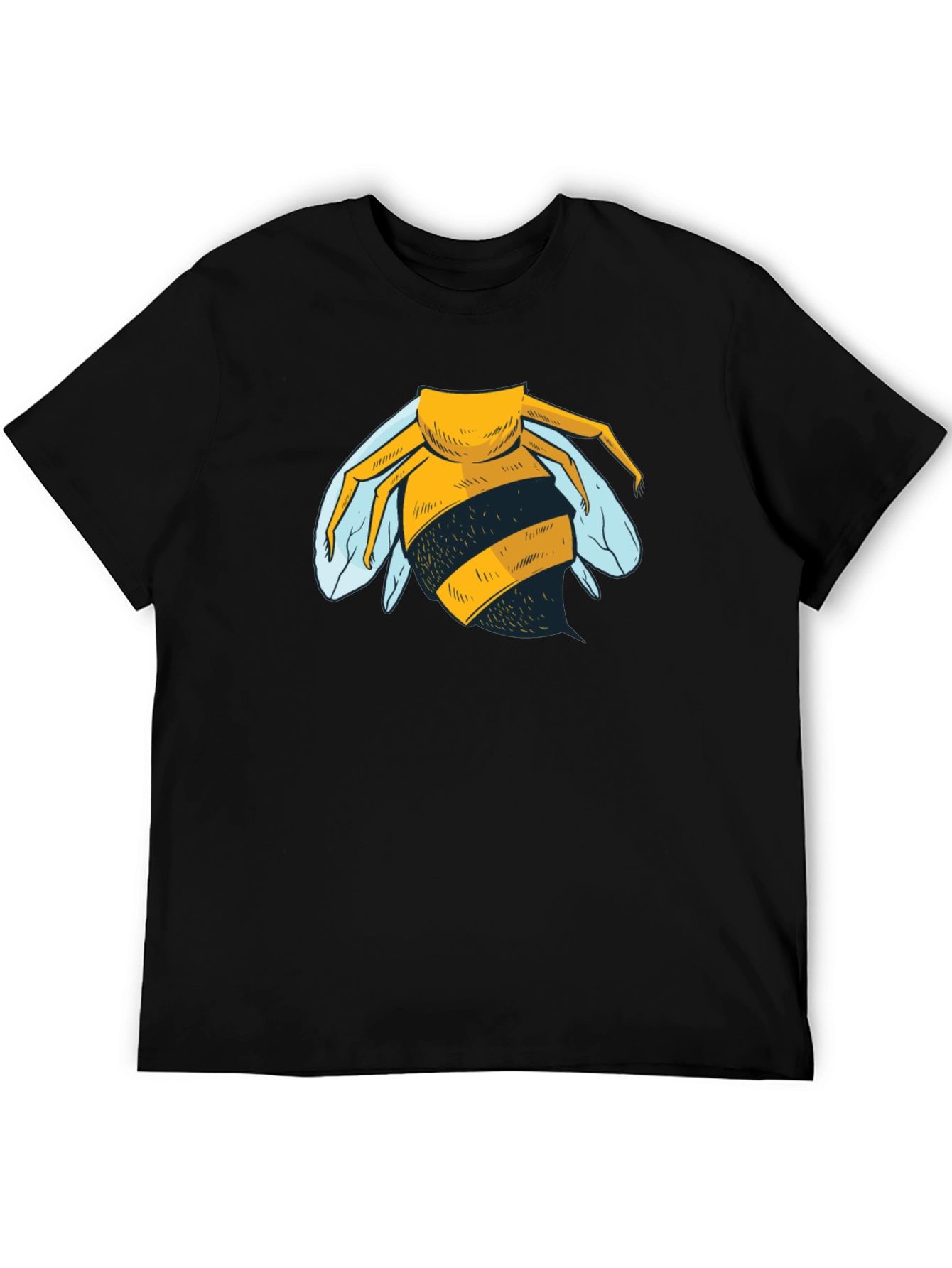 Bee Graphic T-Shirt - Mens Black Tee