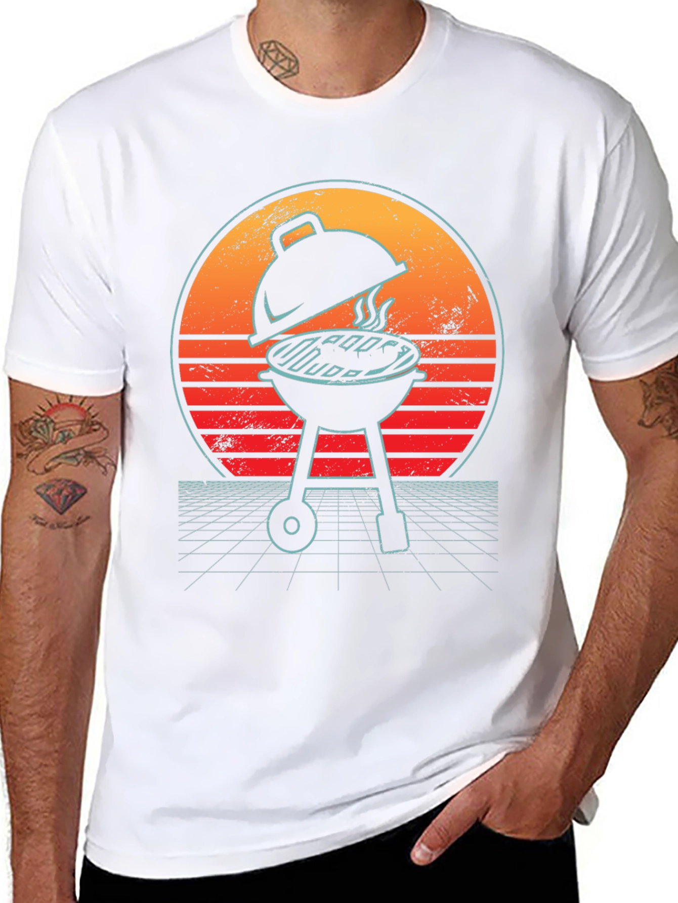 Retro BBQ Grill T-Shirt