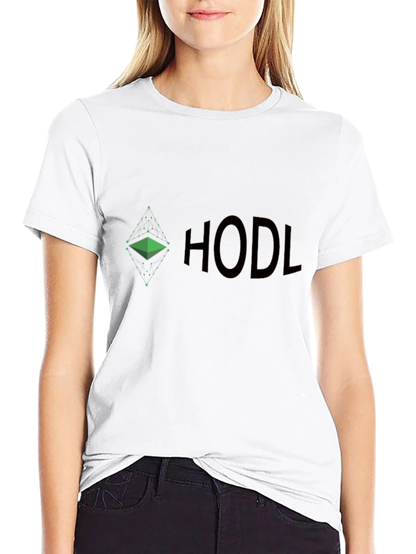 HODL Crypto T-Shirt - Ethereum Diamond Design