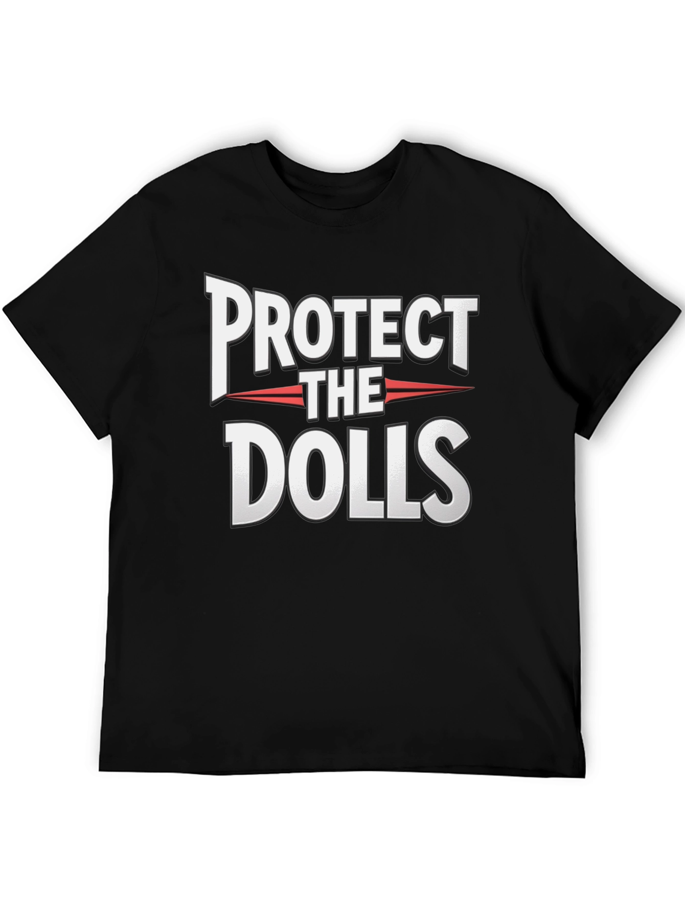 Protect The Dolls Graphic Tee - Black