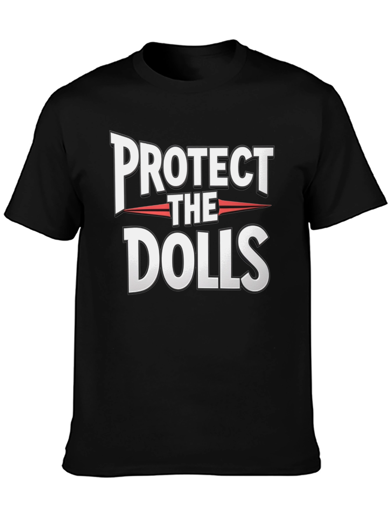 Protect The Dolls Graphic Tee - Black