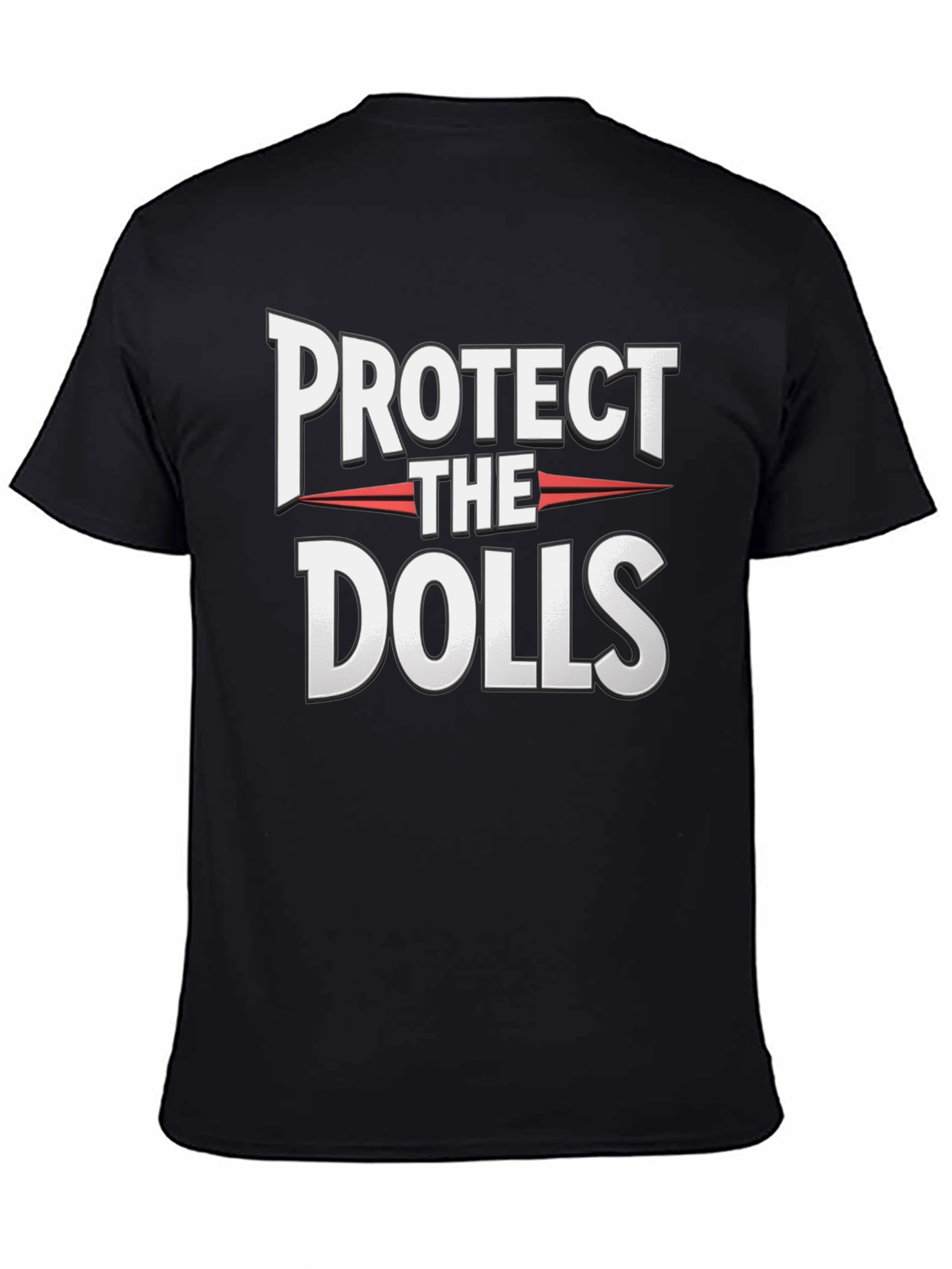 Protect The Dolls Graphic Tee - Black