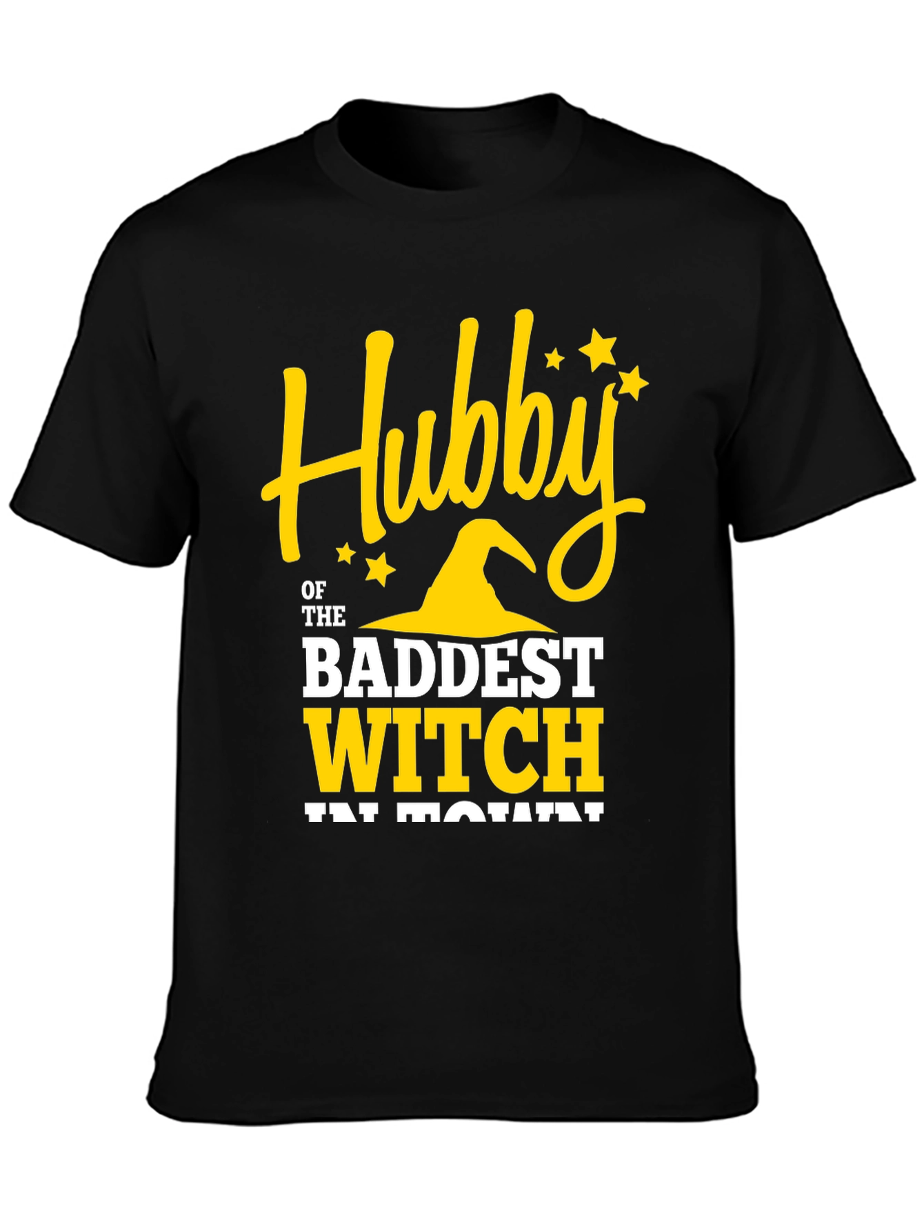 Hubby of the Baddest Witch T-Shirt - Halloween Apparel
