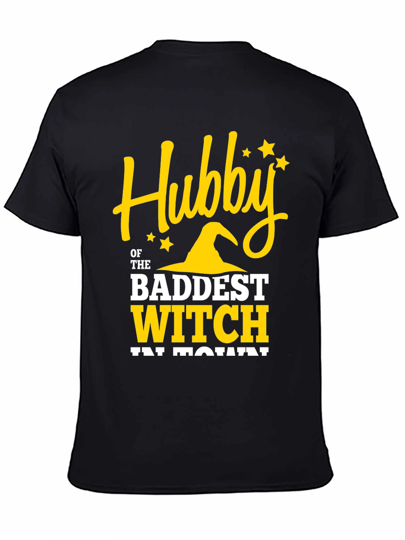 Hubby of the Baddest Witch T-Shirt - Halloween Apparel