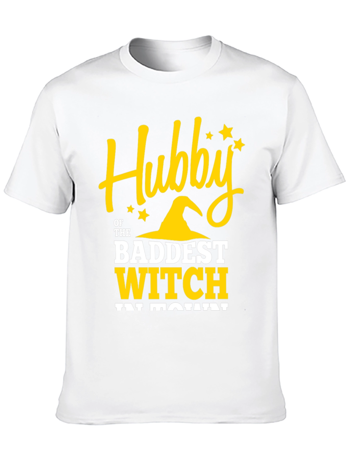 Hubby of the Baddest Witch T-Shirt - Halloween Apparel