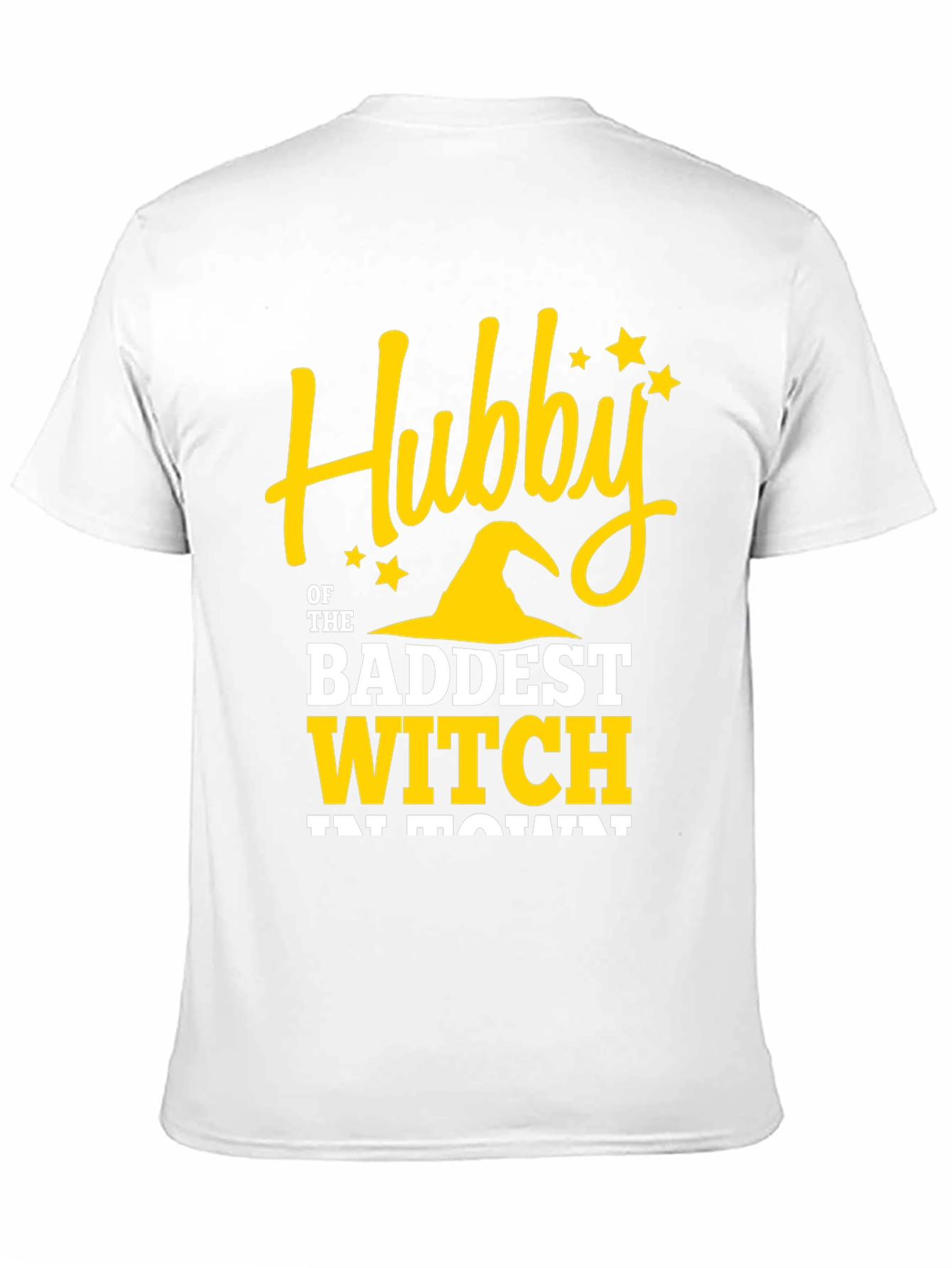 Hubby of the Baddest Witch T-Shirt - Halloween Apparel
