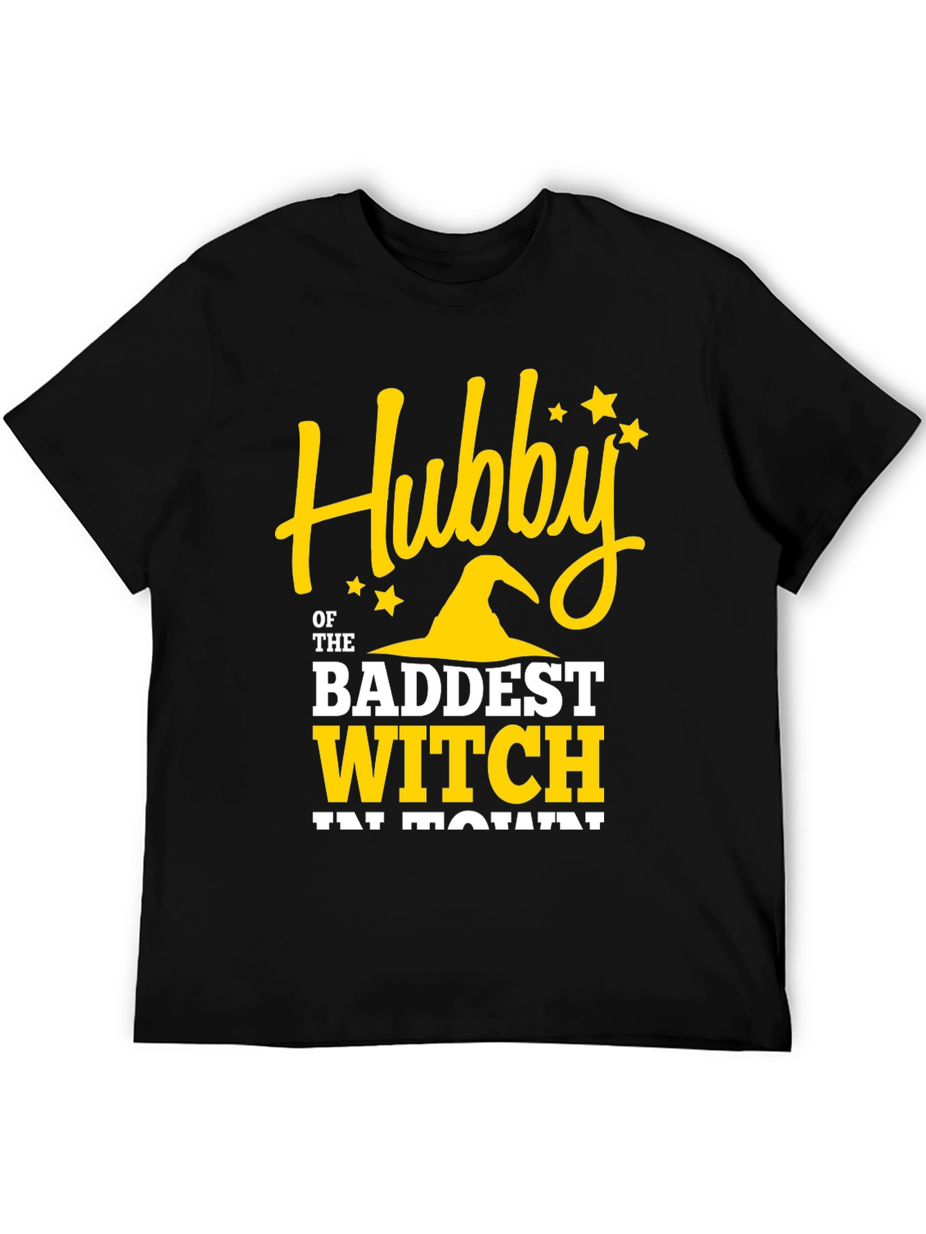 Hubby of the Baddest Witch T-Shirt - Halloween Apparel