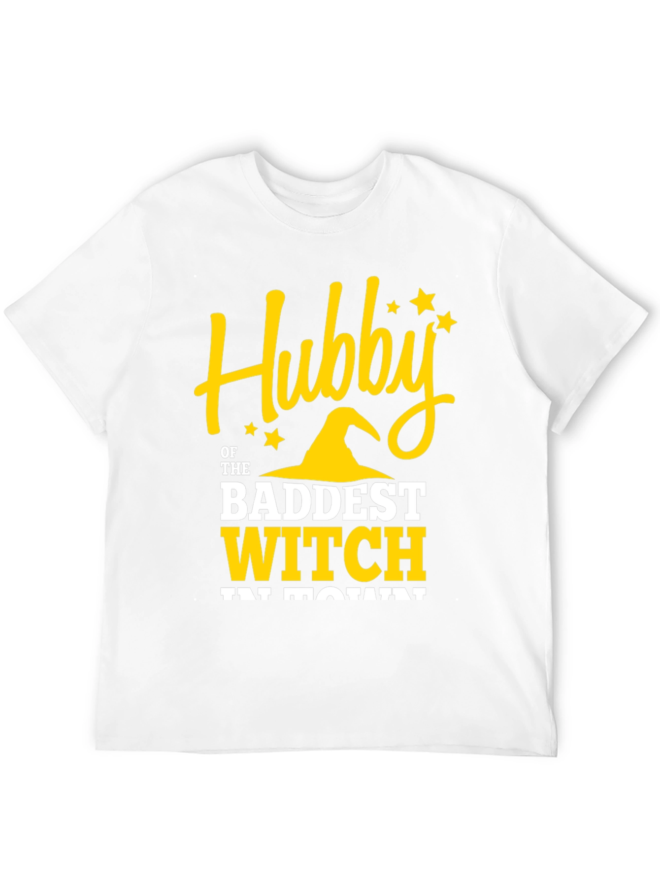 Hubby of the Baddest Witch T-Shirt - Halloween Apparel