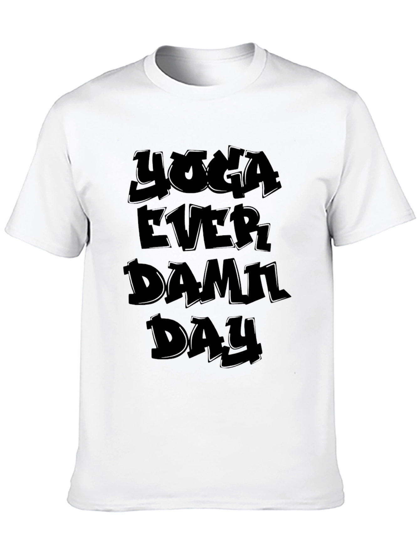 Yoga Every Damn Day - Black Graphic Tee