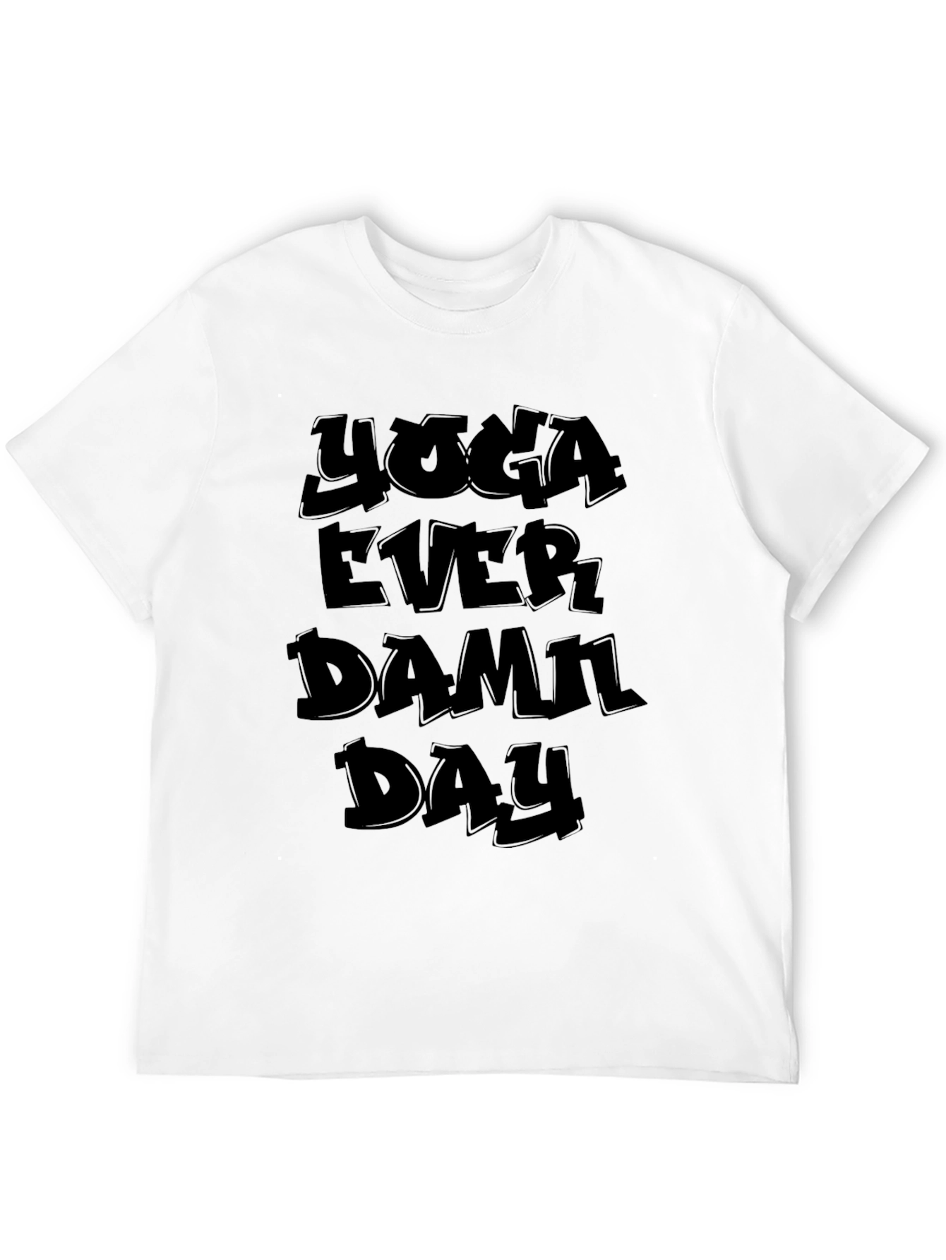 Yoga Every Damn Day - Black Graphic Tee