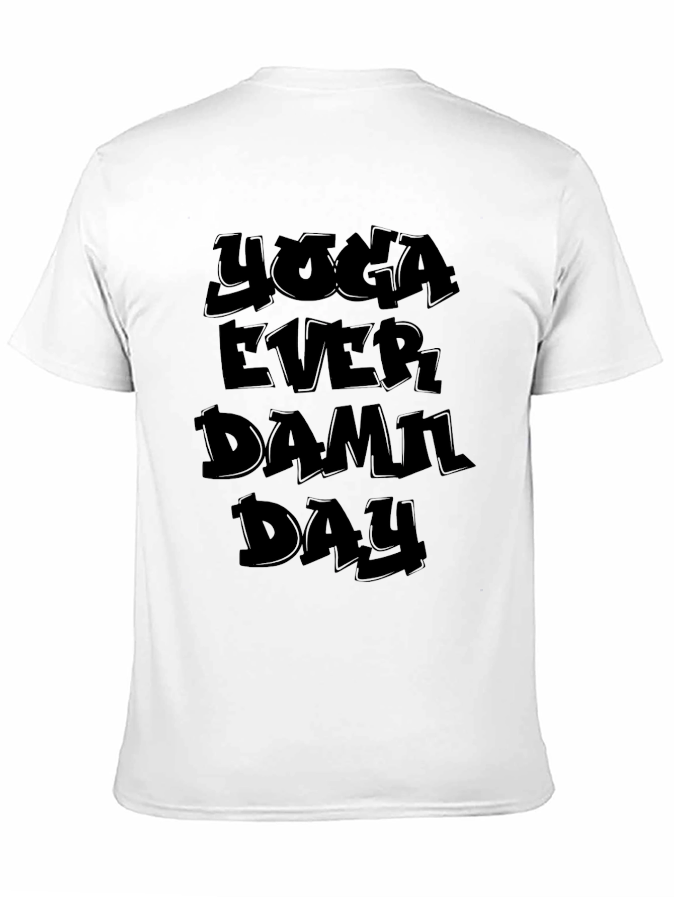 Yoga Every Damn Day - Black Graphic Tee