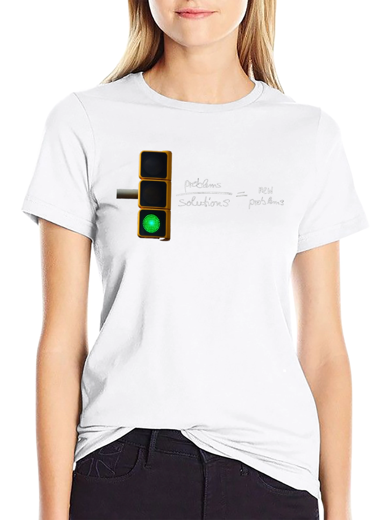 Traffic Light Equation Graphic T-Shirt
