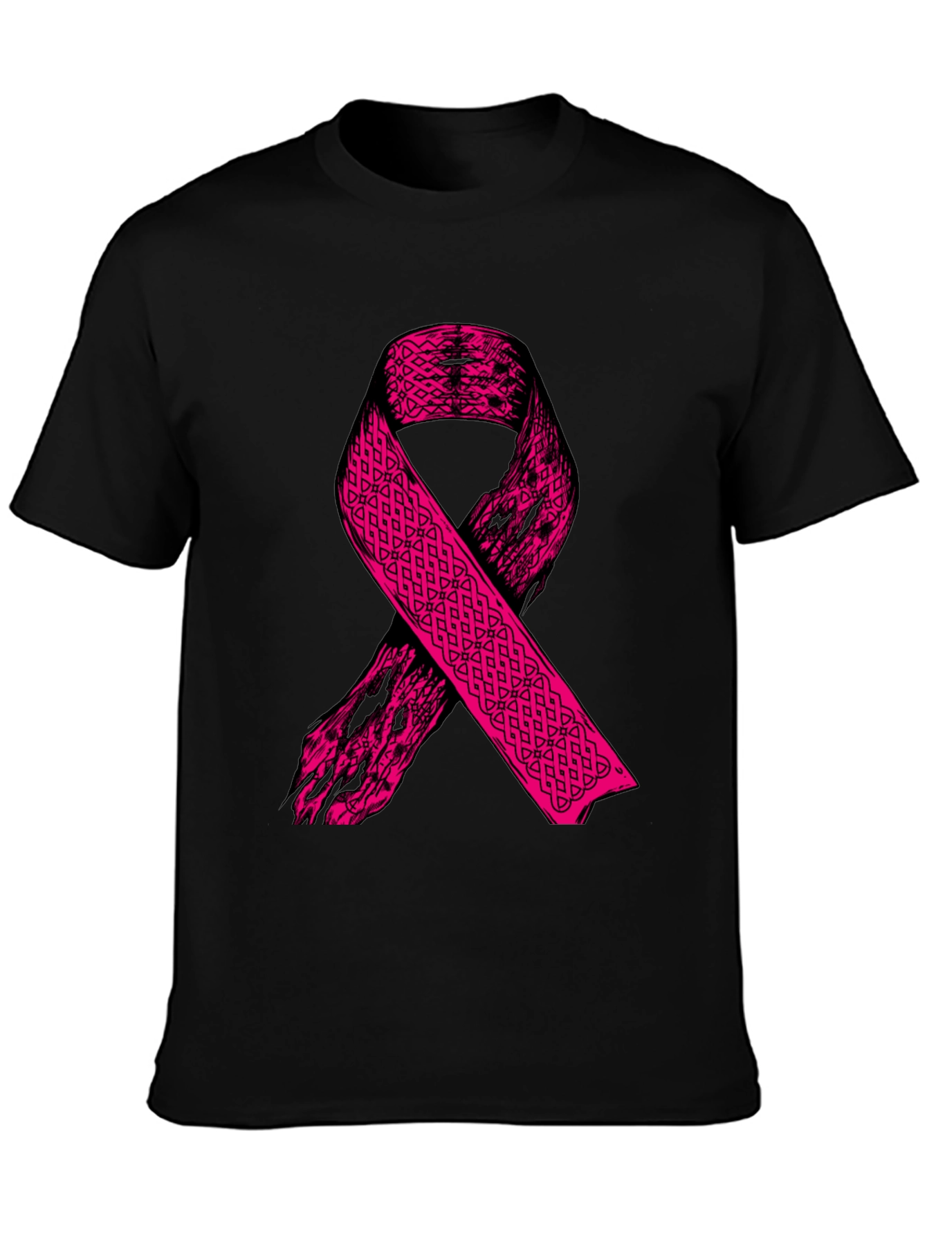 Pink Ribbon Graphic Tee - Awareness & Support