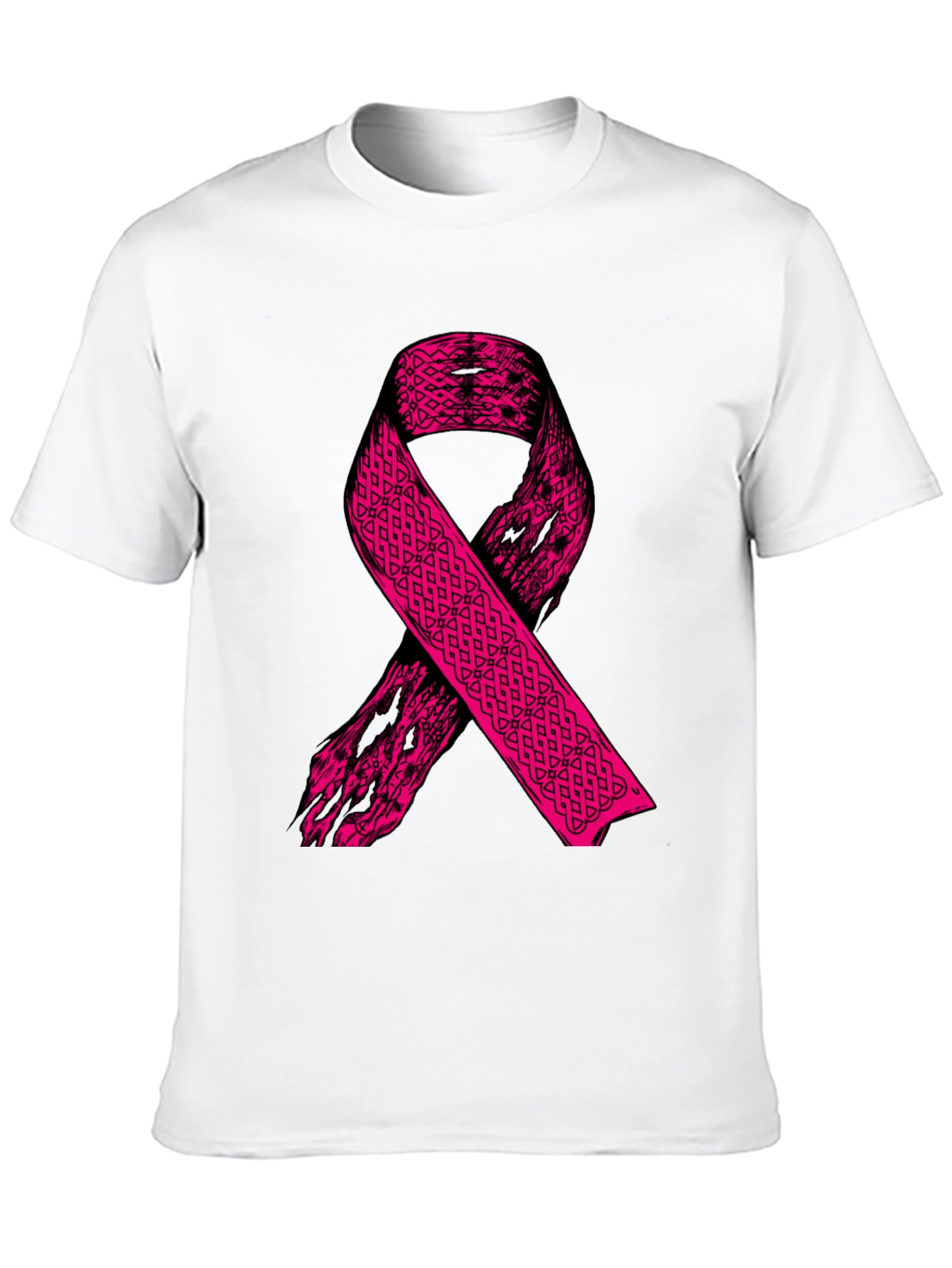 Pink Ribbon Graphic Tee - Awareness & Support