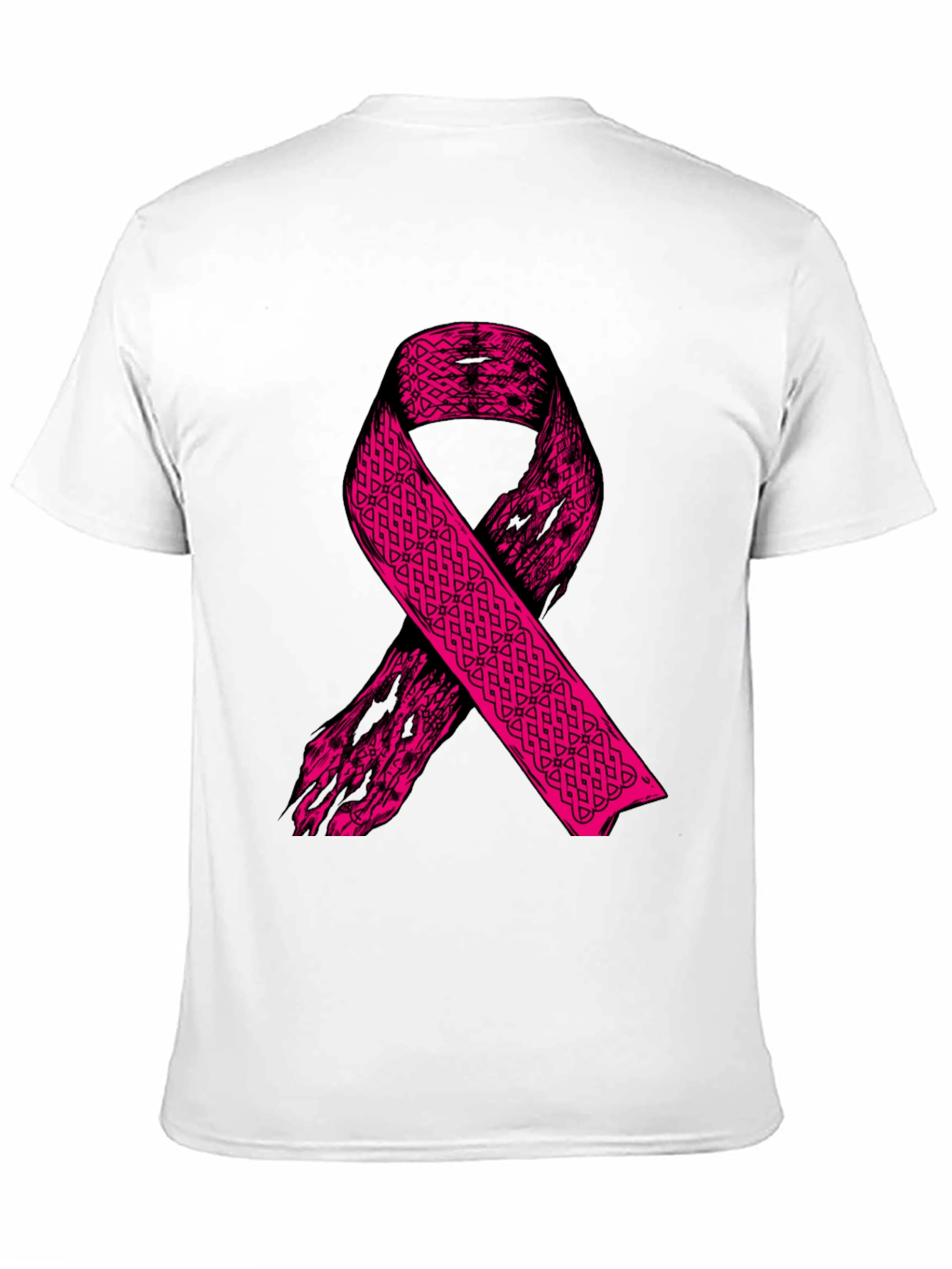 Pink Ribbon Graphic Tee - Awareness & Support