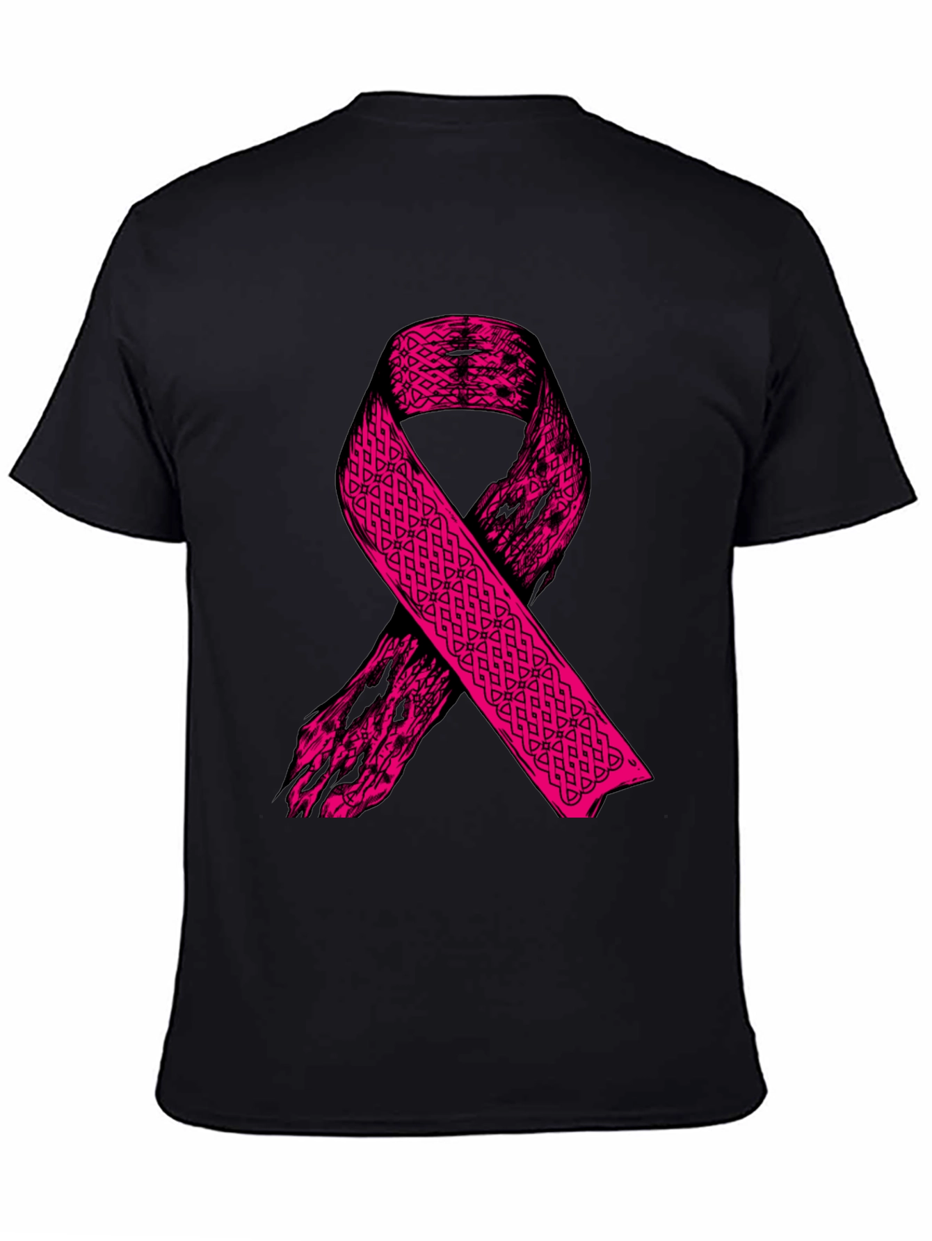 Pink Ribbon Graphic Tee - Awareness & Support